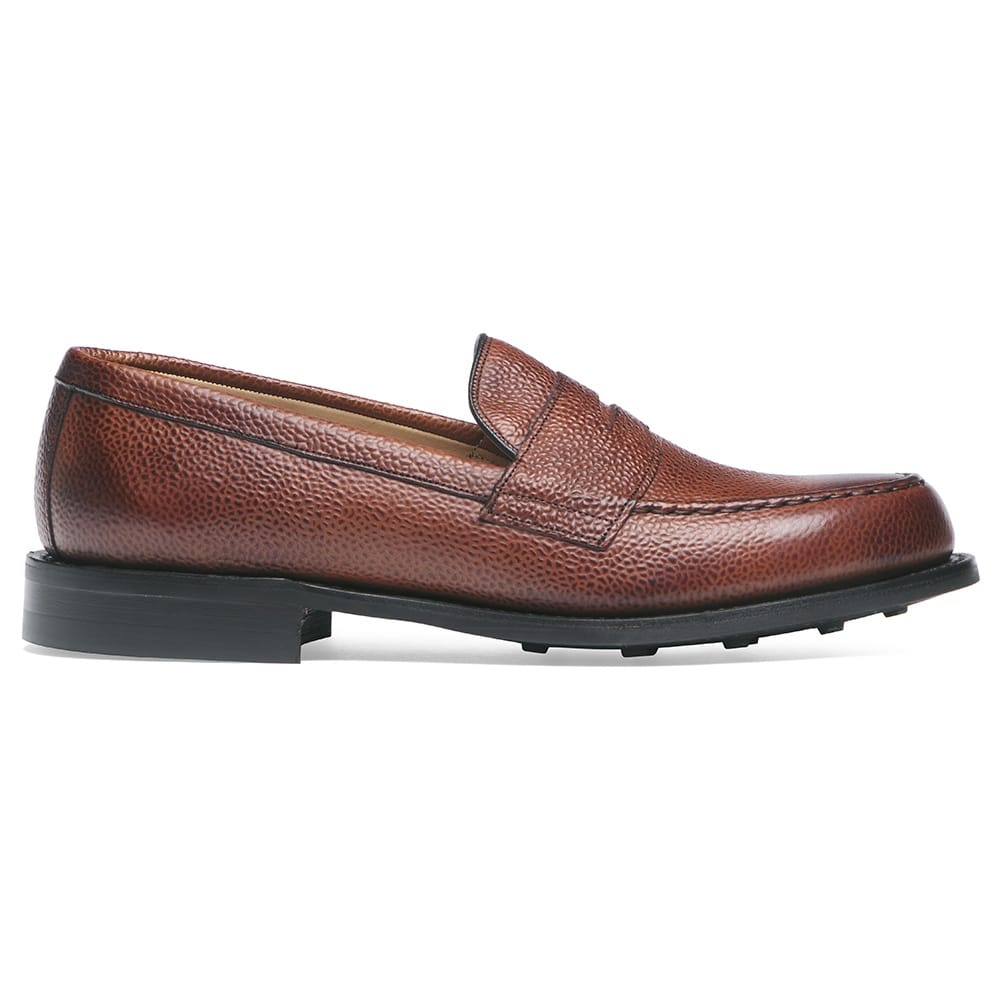 Howard R Loafer in Mahogany Grain Leather / JOSEPH CHEANEY