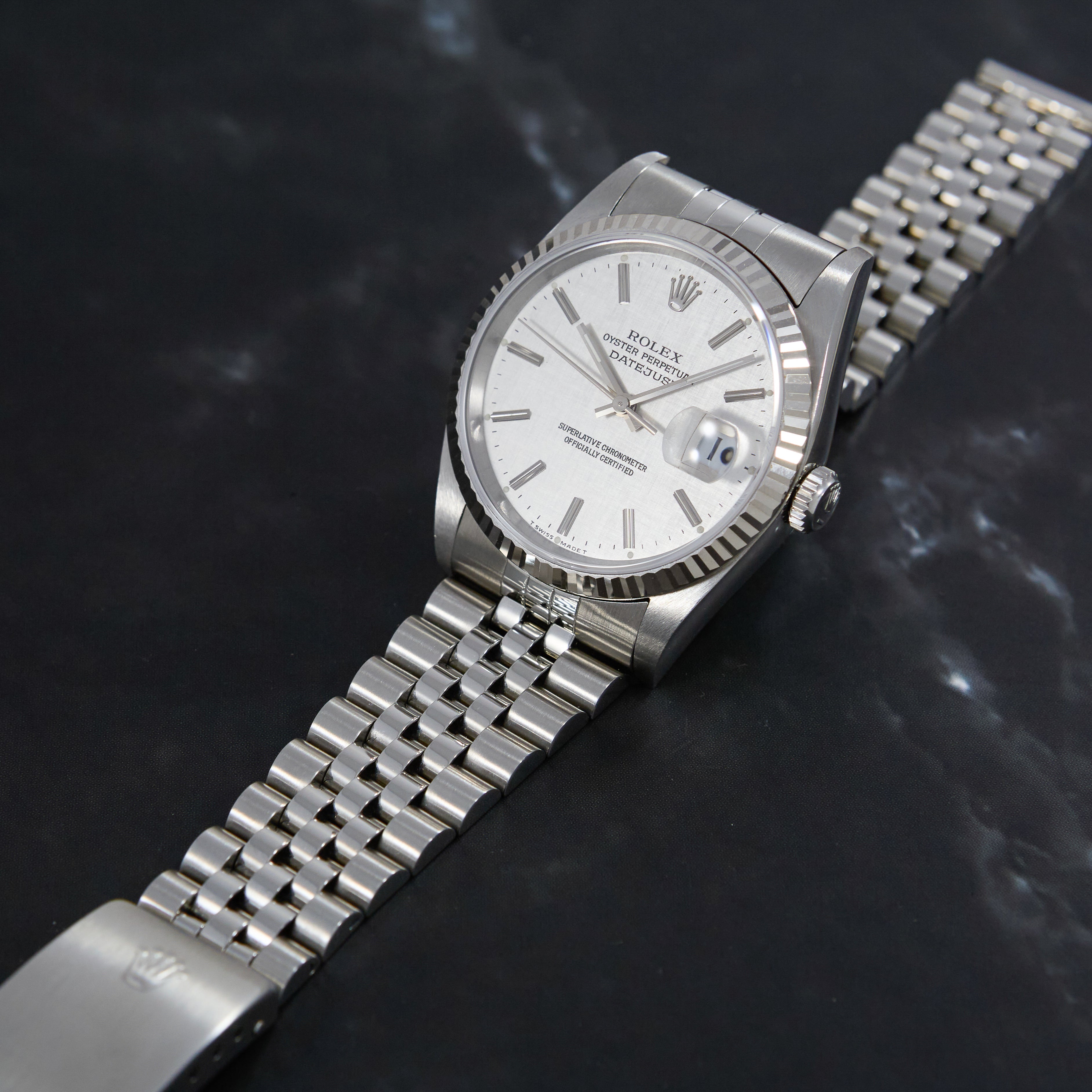 Rolex Datejust Linen Dial Ref. 16234 - 36mm - 1997