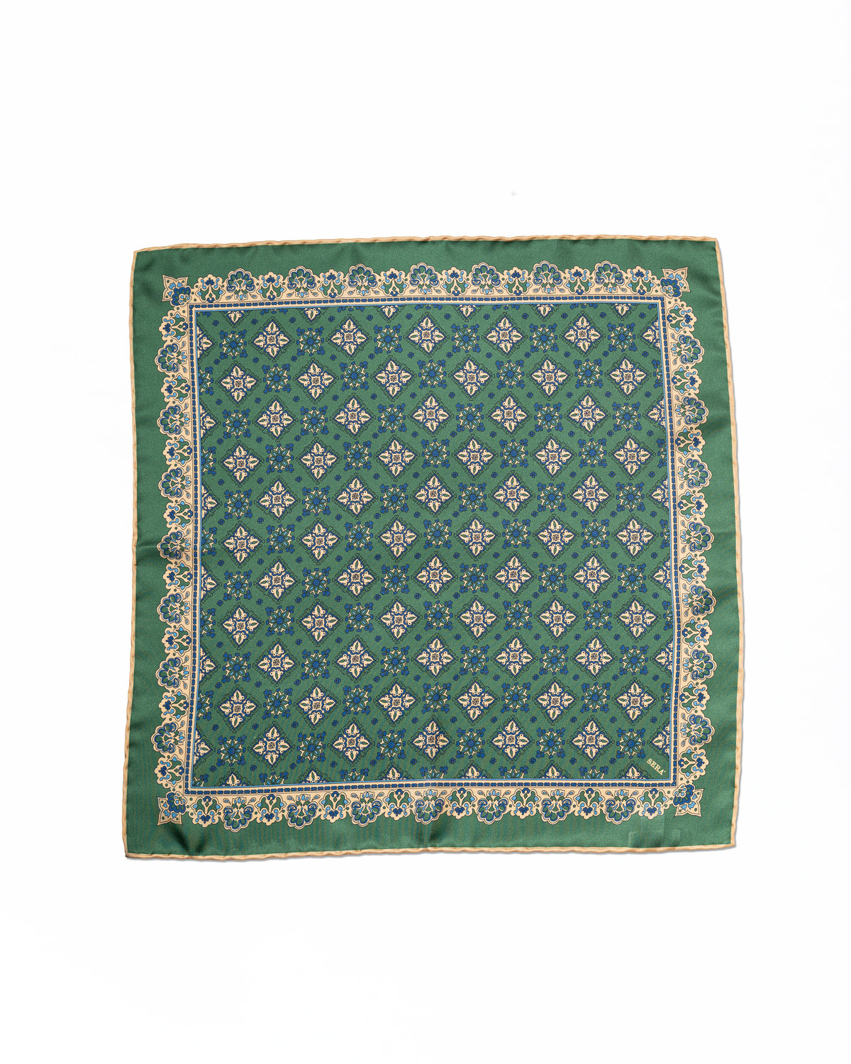 Pocket Square Verde | Serà Fine Silk