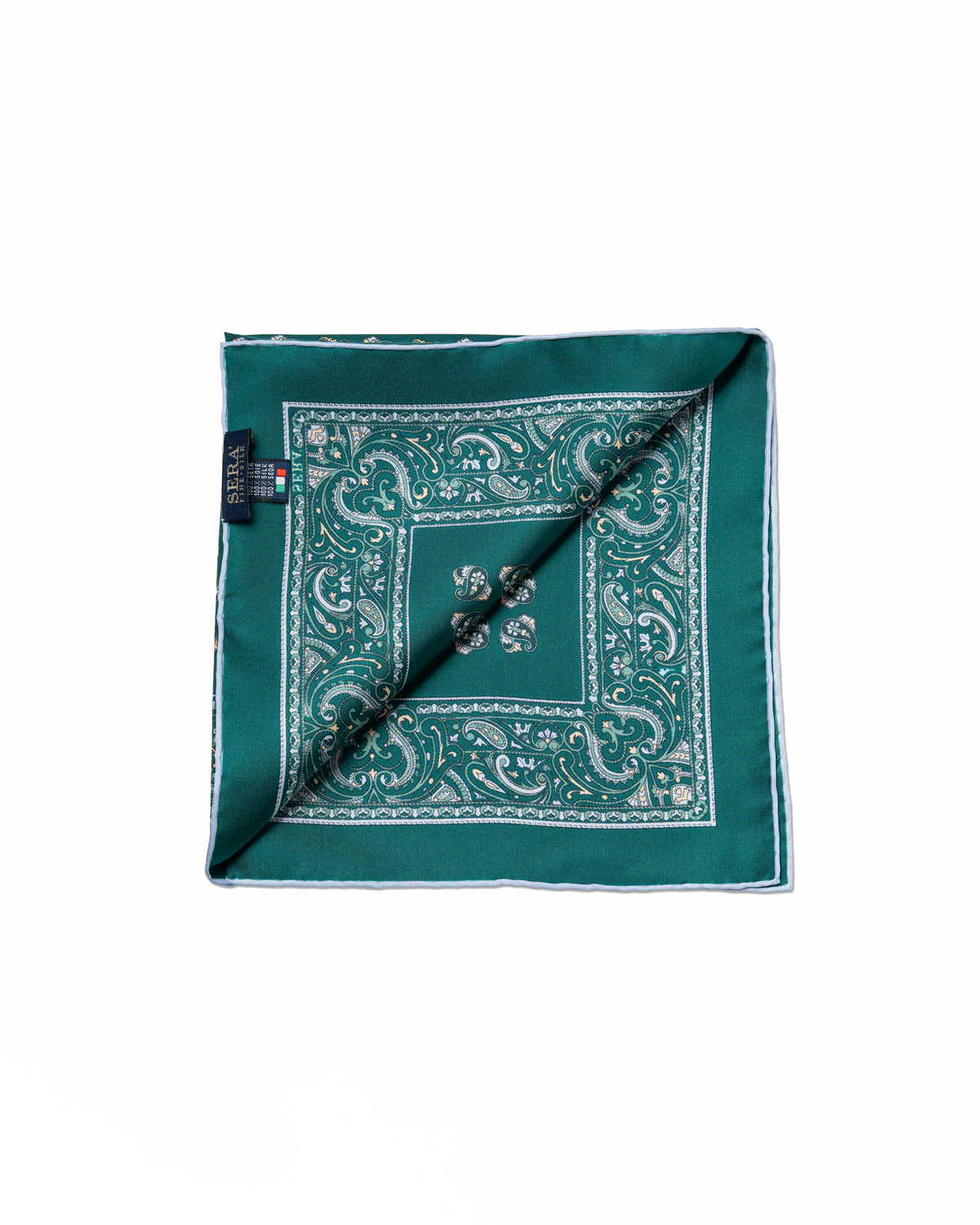 Pocket Square Verde II | Serà Fine Silk