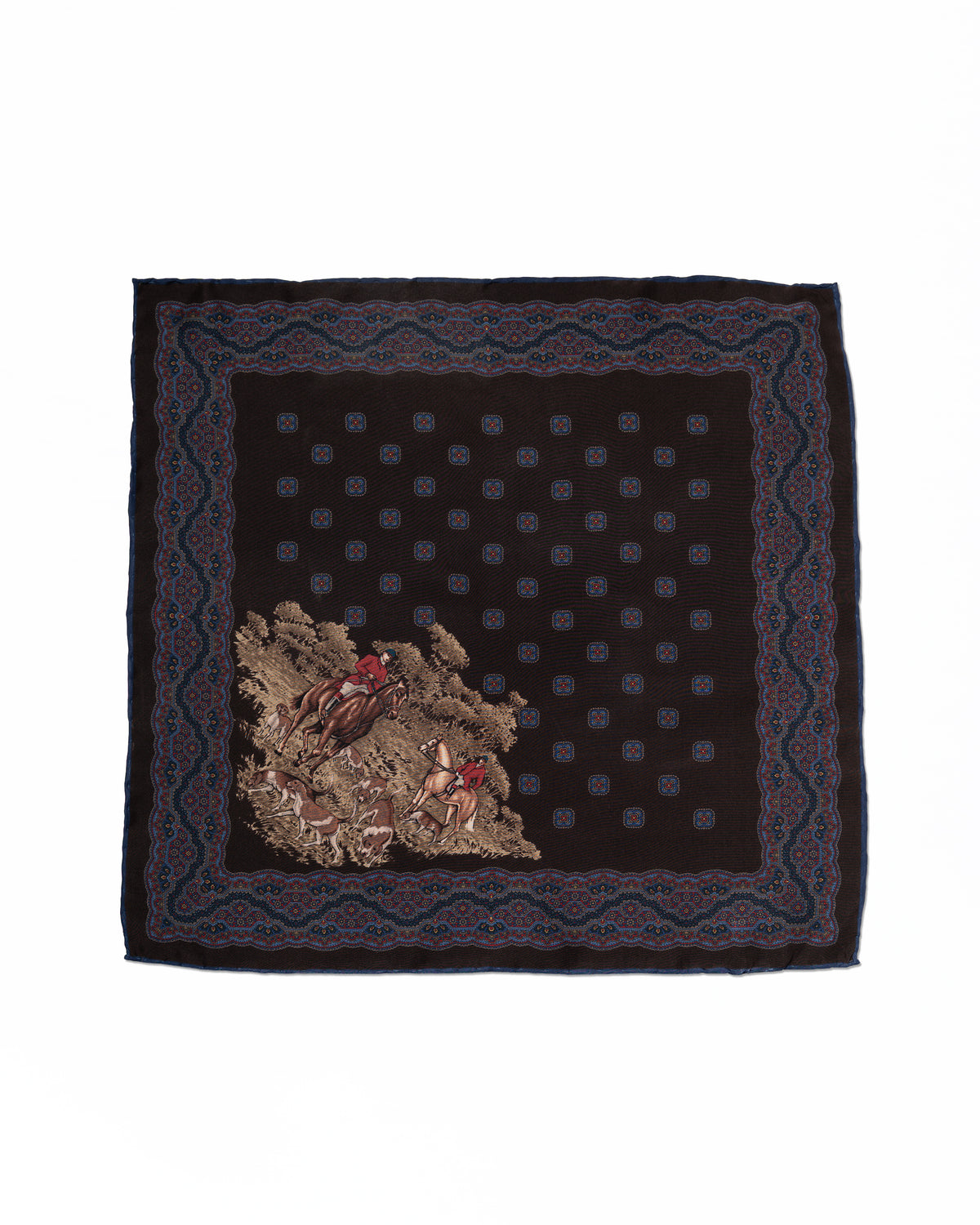 Pocket Square Marrón | Serà Fine Silk