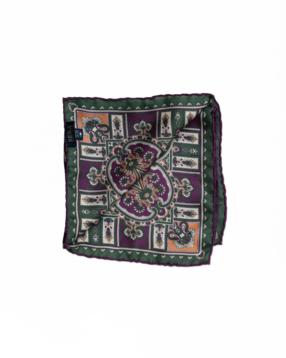 Pocket Square Morado | Serà Fine Silk