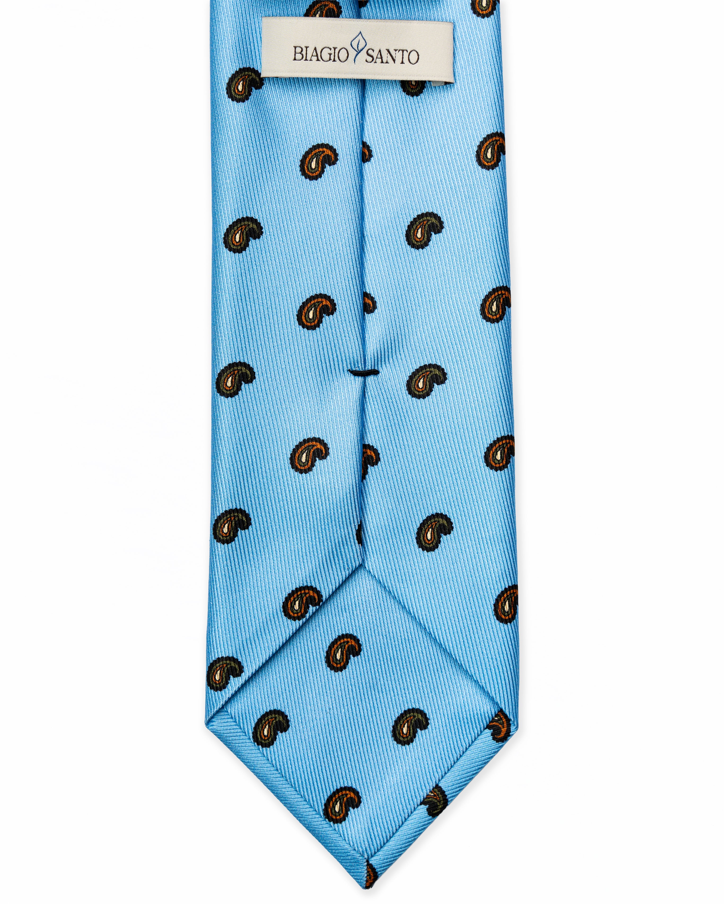 Corbata de Seda Celeste | Biagio Santo X S.18