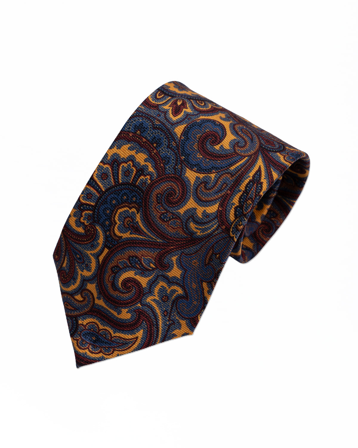 Corbata de Seda Paisley Amarilla | Personality