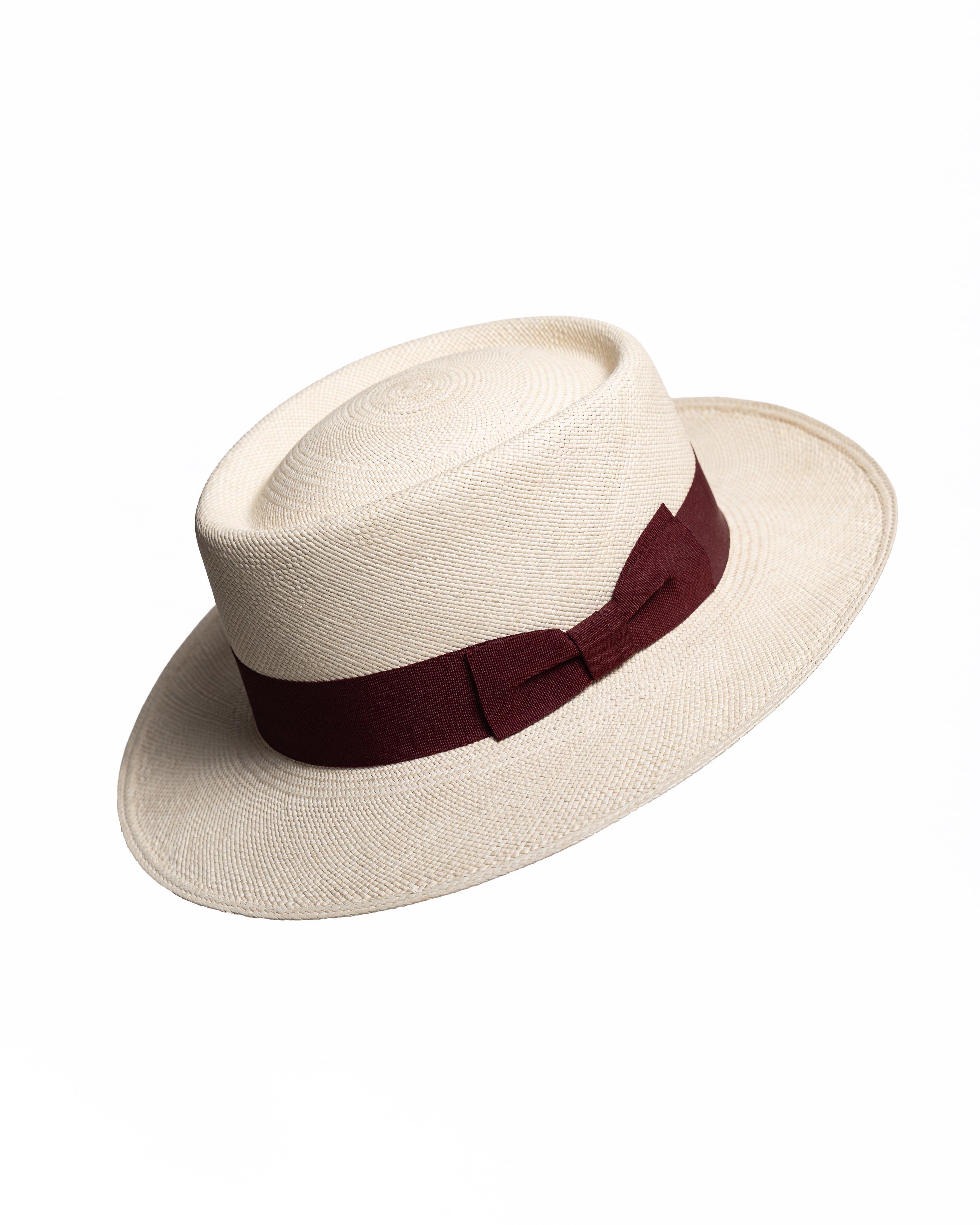 Sombrero Panamá Golf Gambler Burdeos | Cúpula Hats
