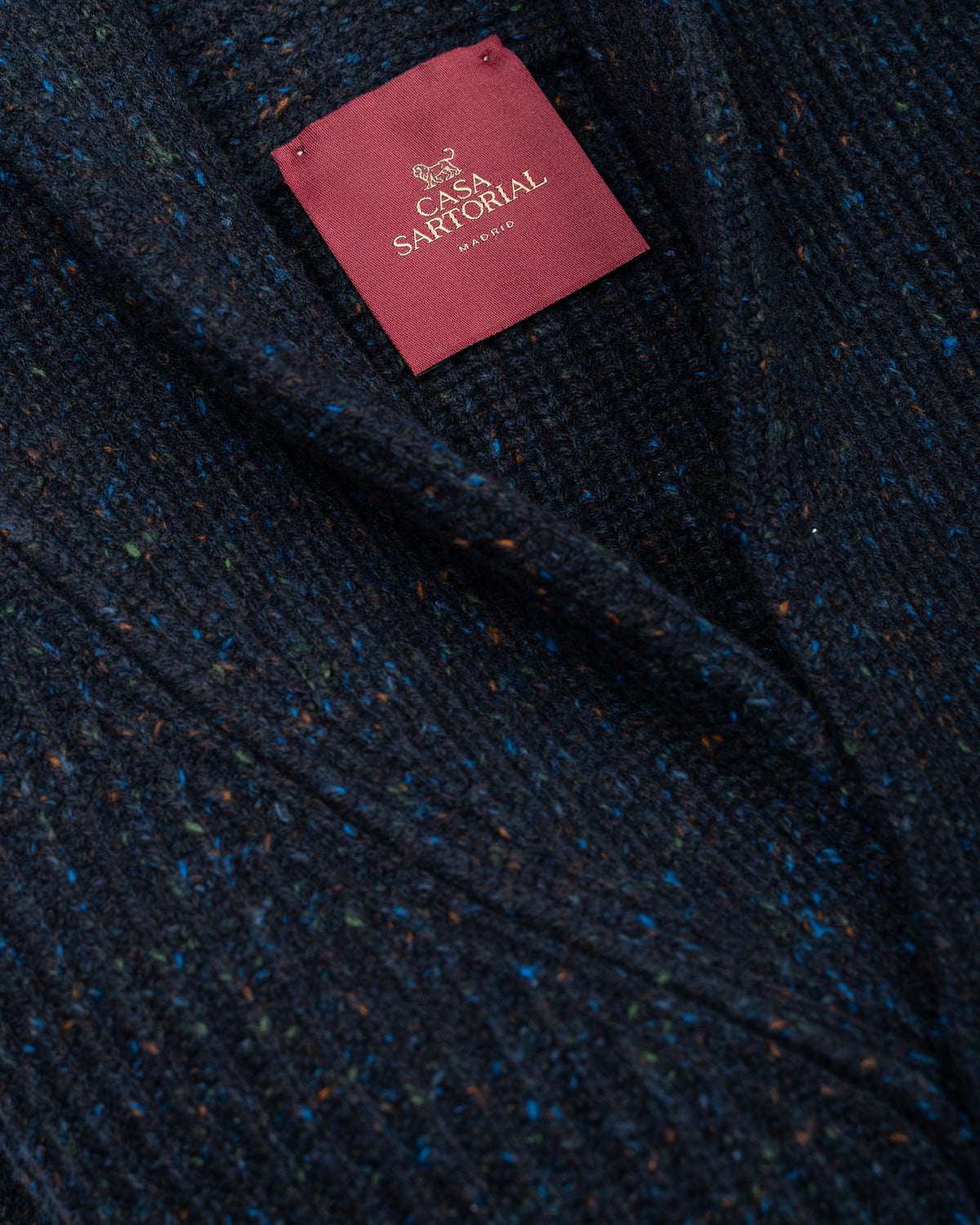 Shawl collar cardigan CASA SARTORIAL - NAVY