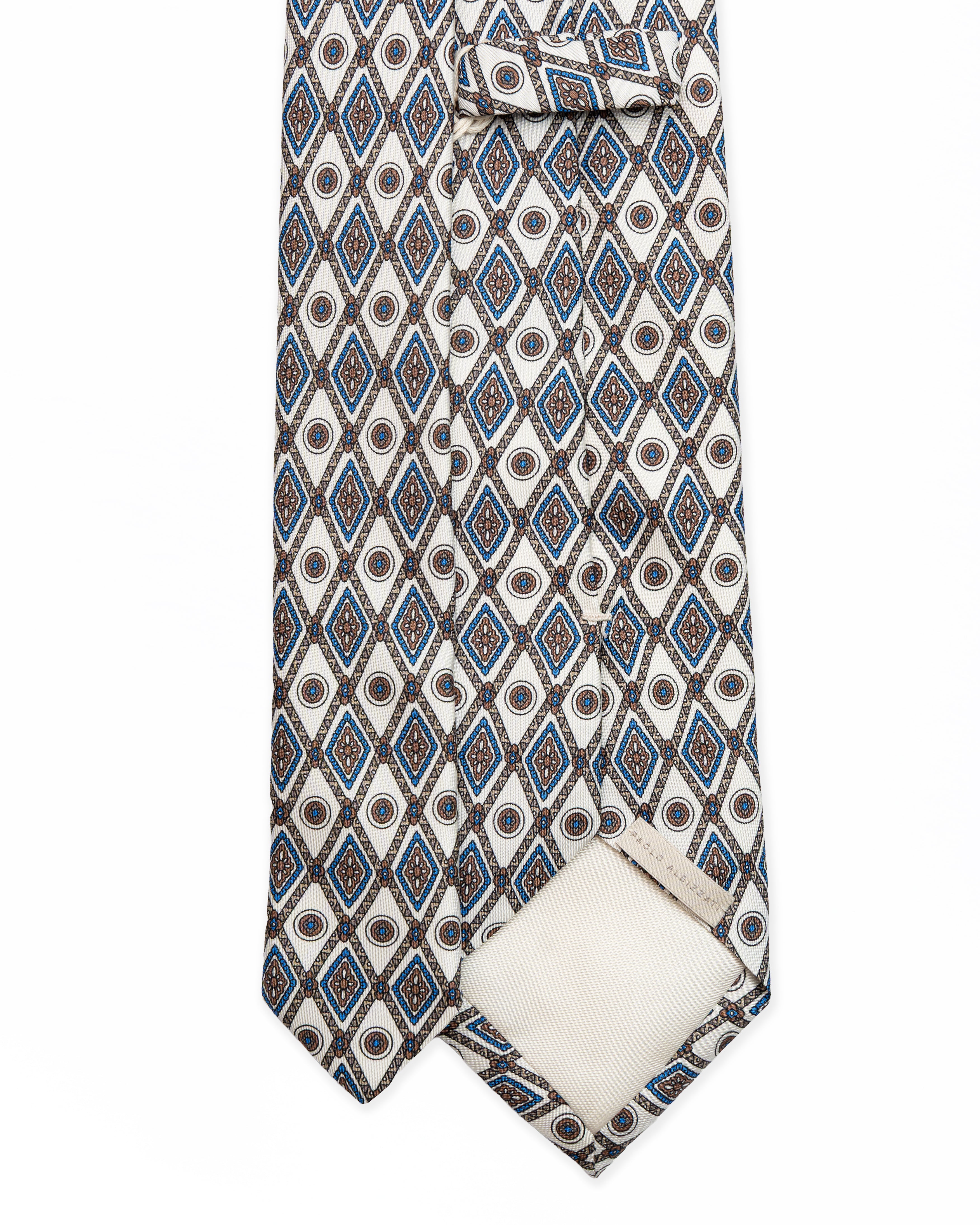 Corbata de Seda Blanca | PAOLO ALBIZZATI