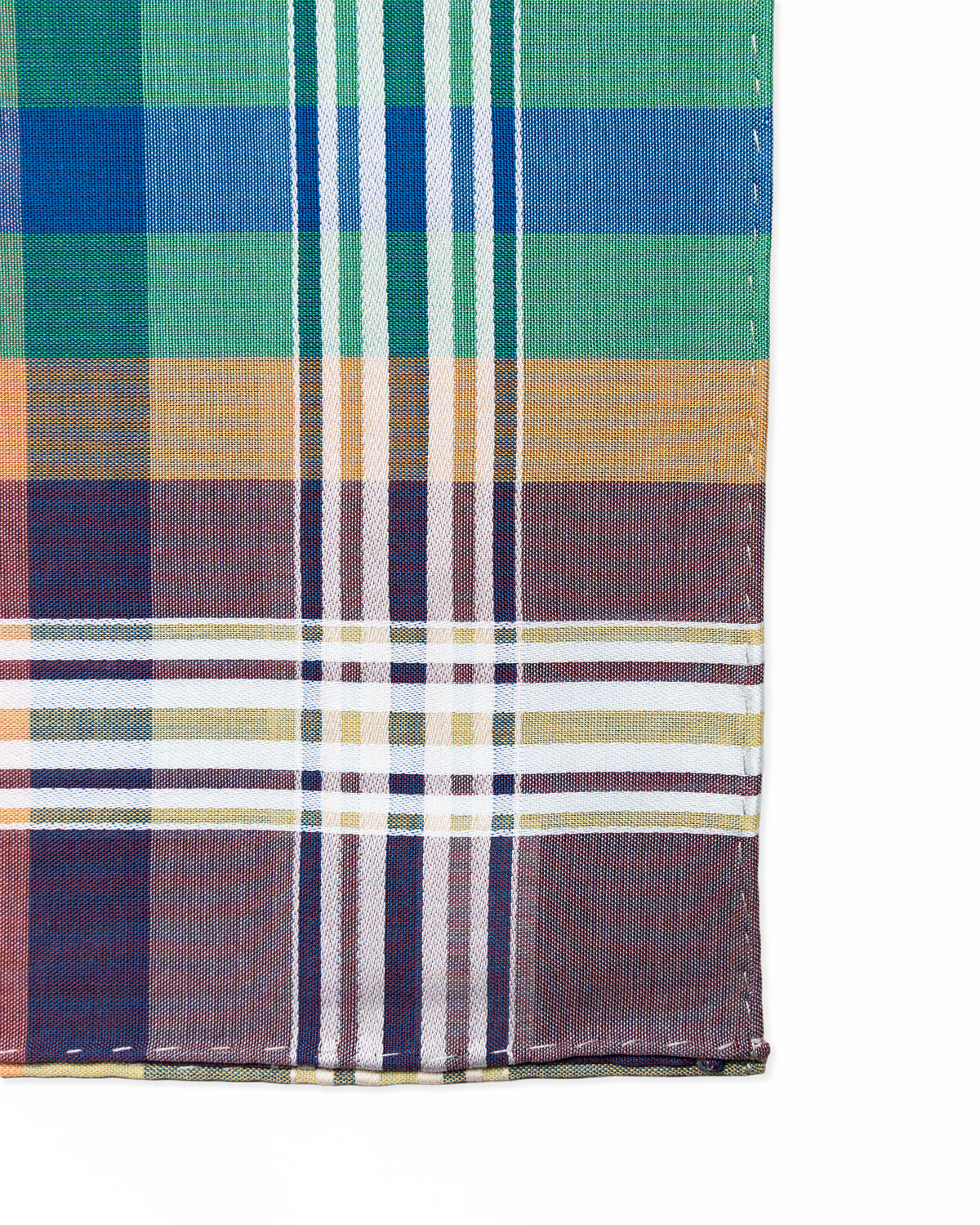 Pocket Square Madras Azul / SIMONNOT GODARD