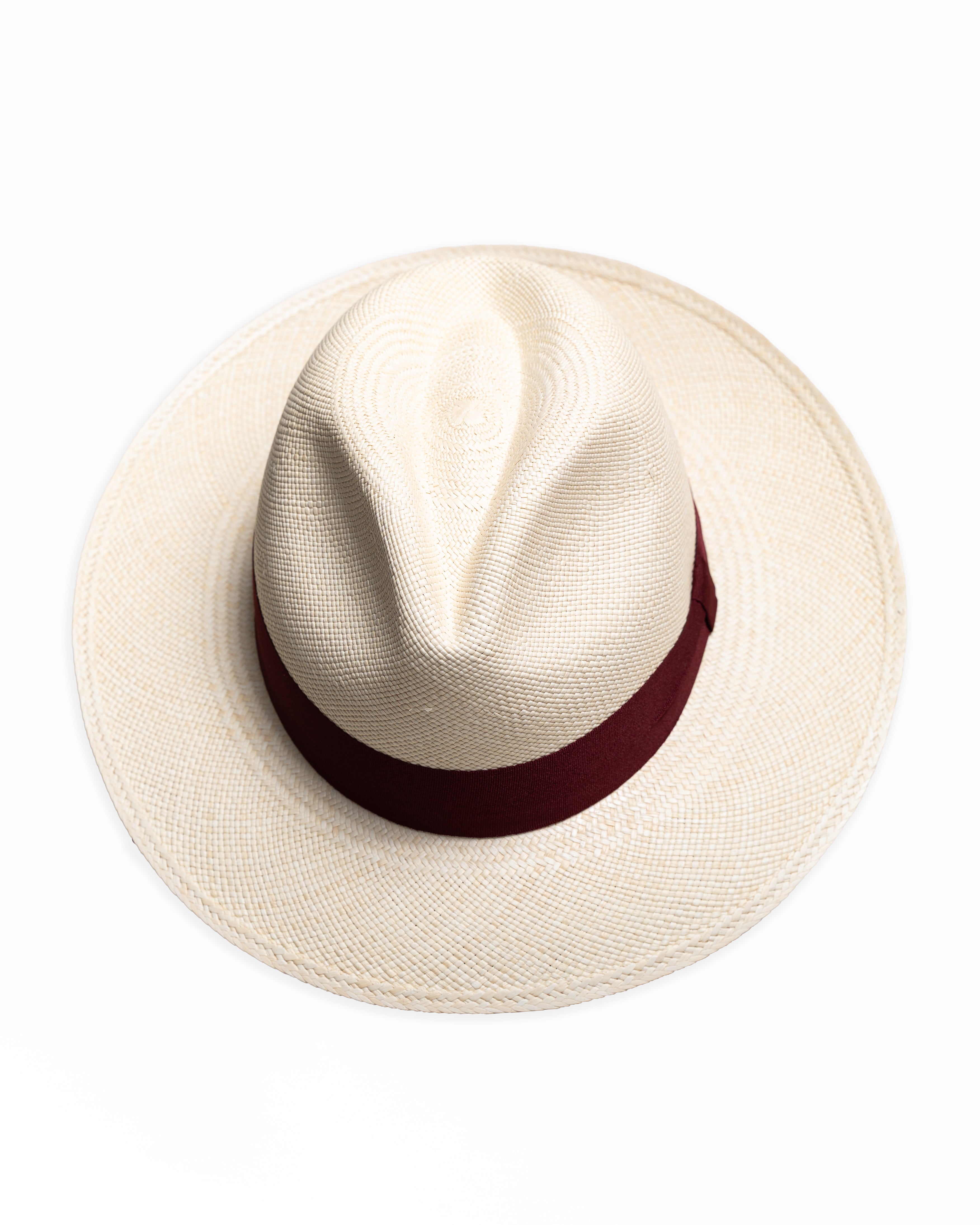 Sombrero Panamá Clásico Granate G4 | Cúpula Hats
