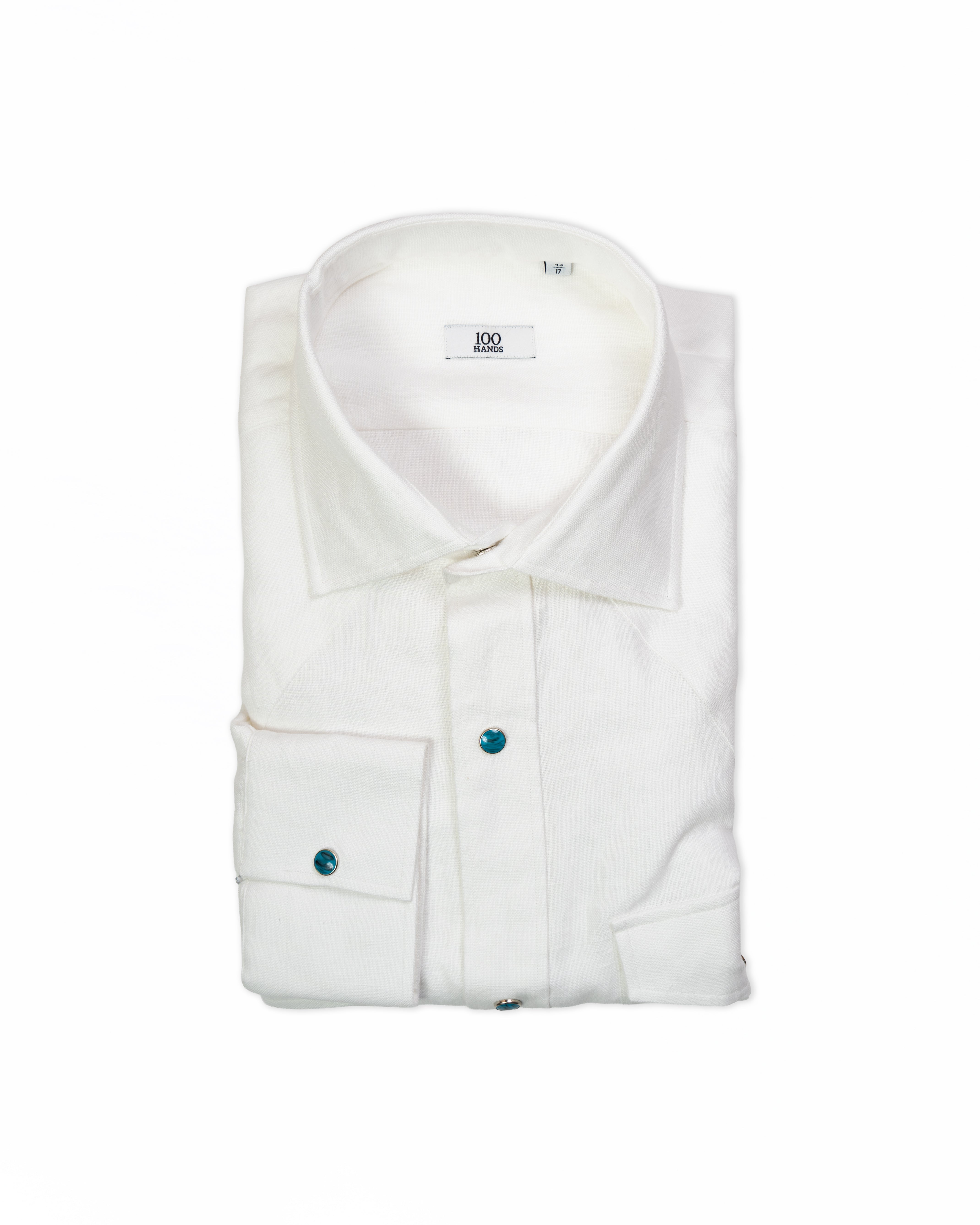 Camisa Blanca de lino / 100 Hands