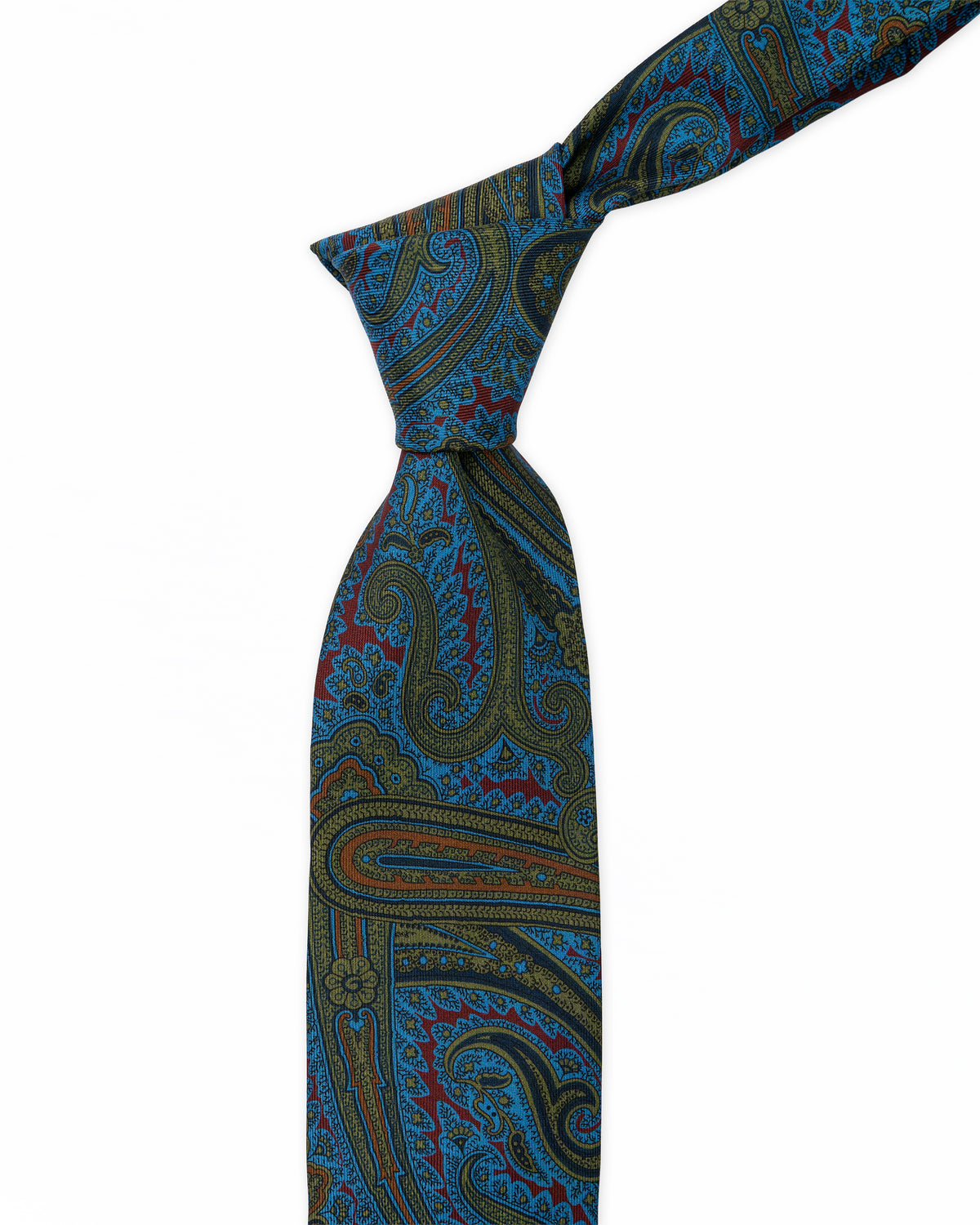 Corbata de Seda Madder Paisley | Biagio Santo