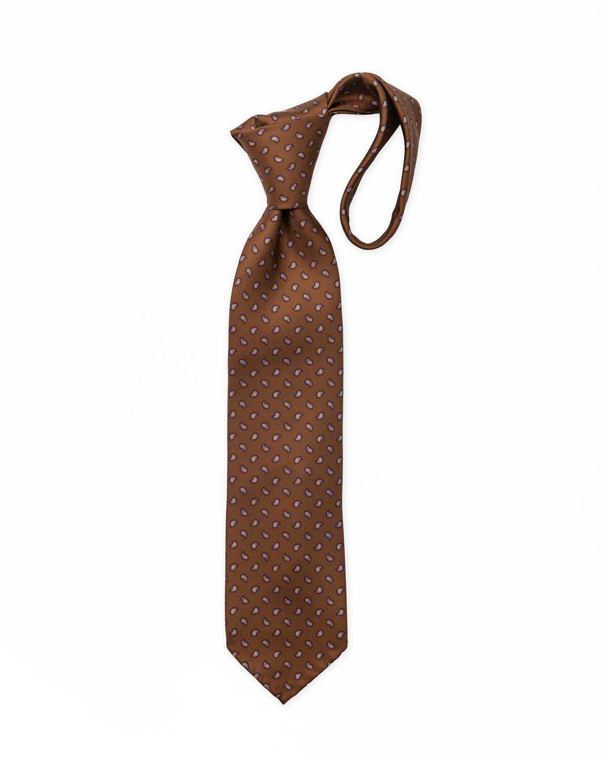 Corbata de Seda Marrón | Biagio Santo
