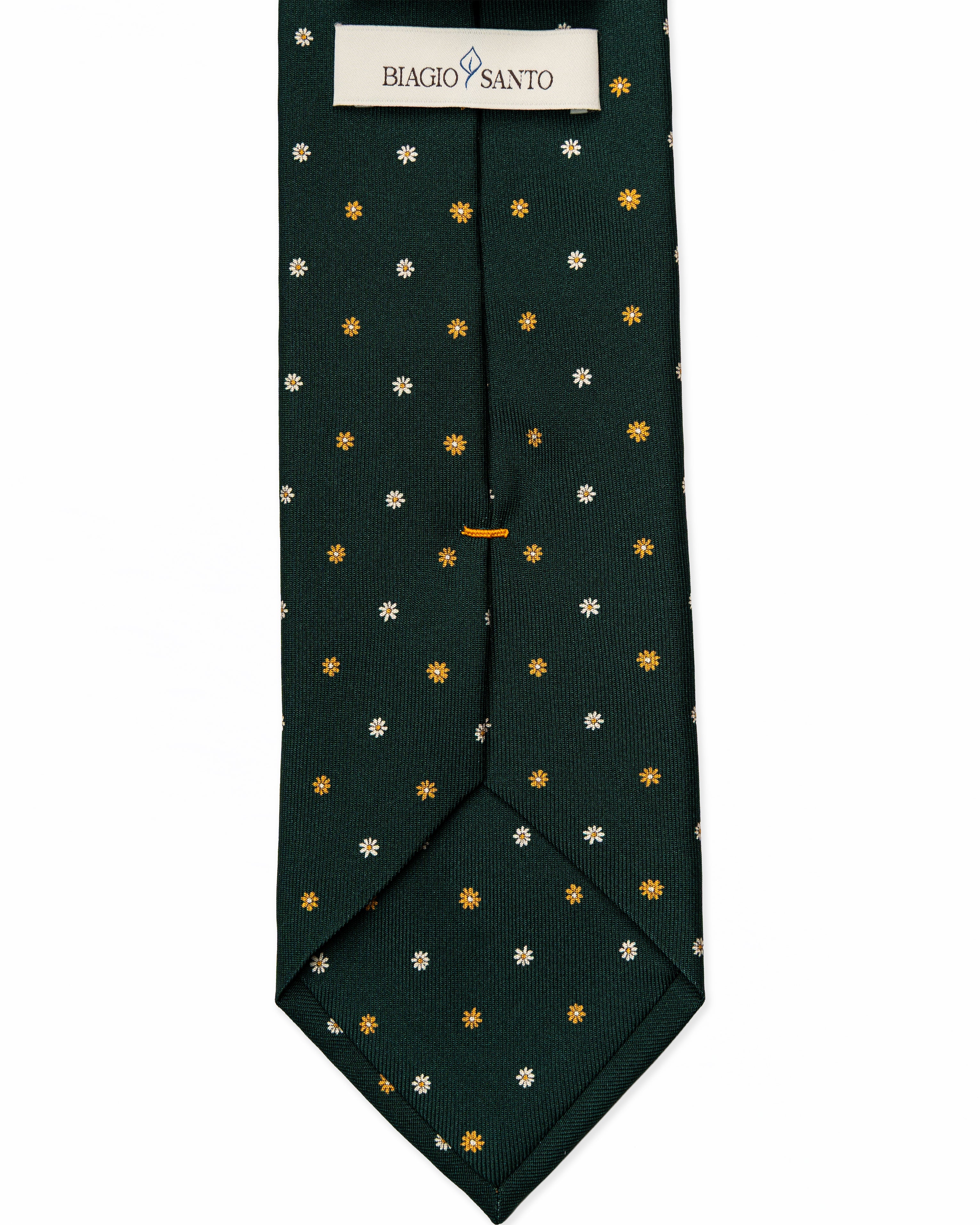 Corbata de Seda Verde Floral | Biagio Santo X S.18
