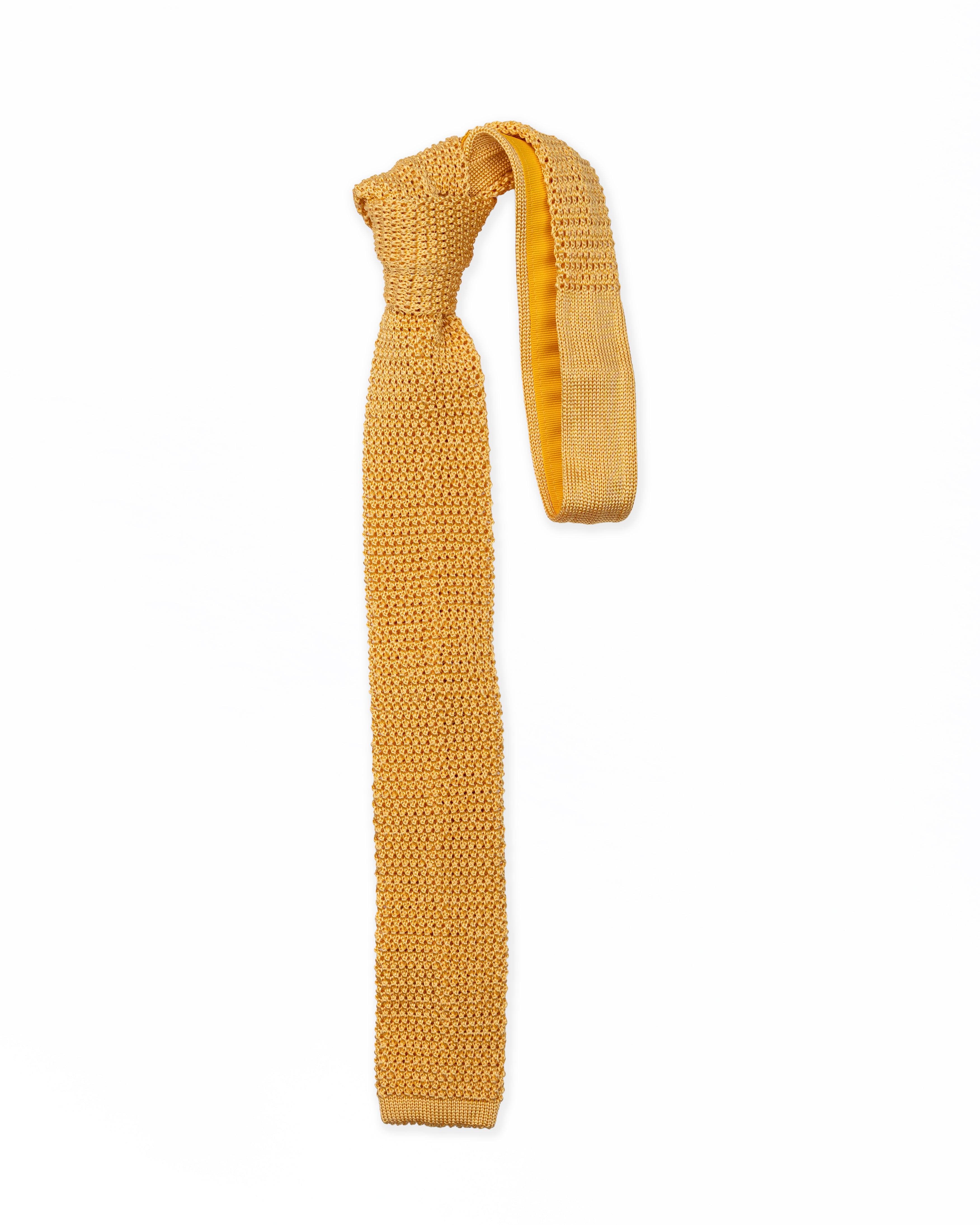 Corbata de seda punto amarillo | PAOLO ALBIZZATI