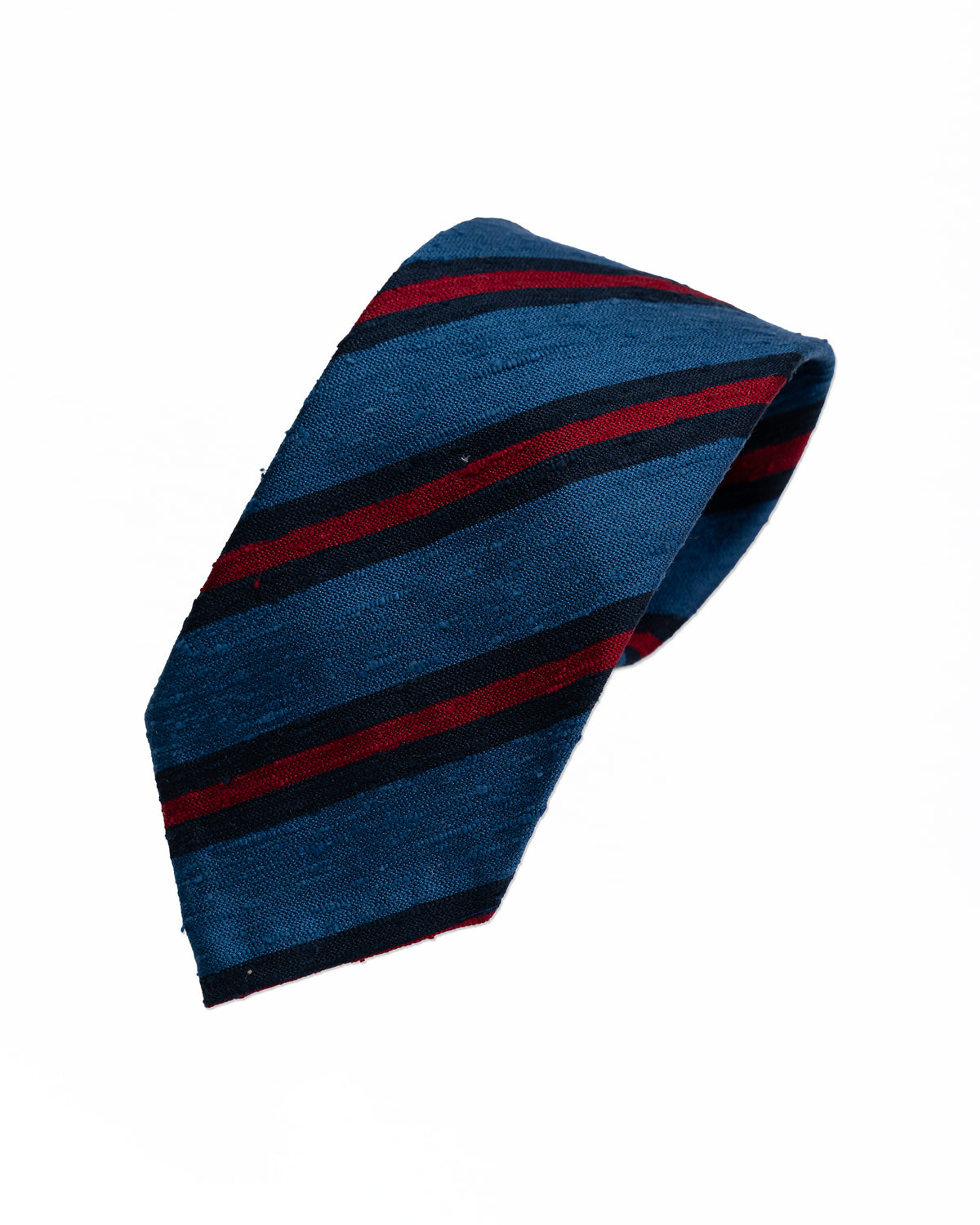 Corbata Shantung Azul Raya Roja | Personality