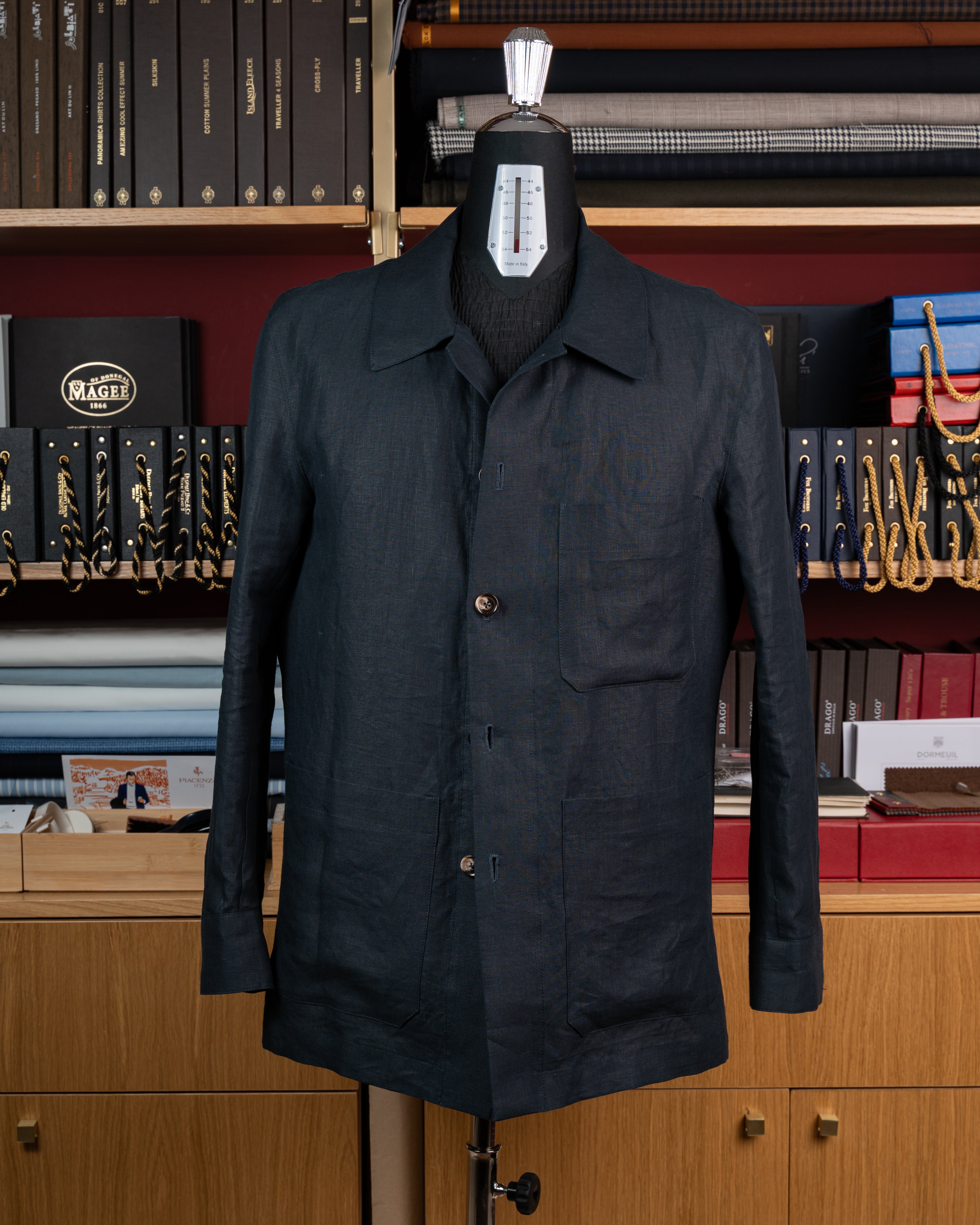Chore Jacket Casa Sartorial in Dugdale Linen