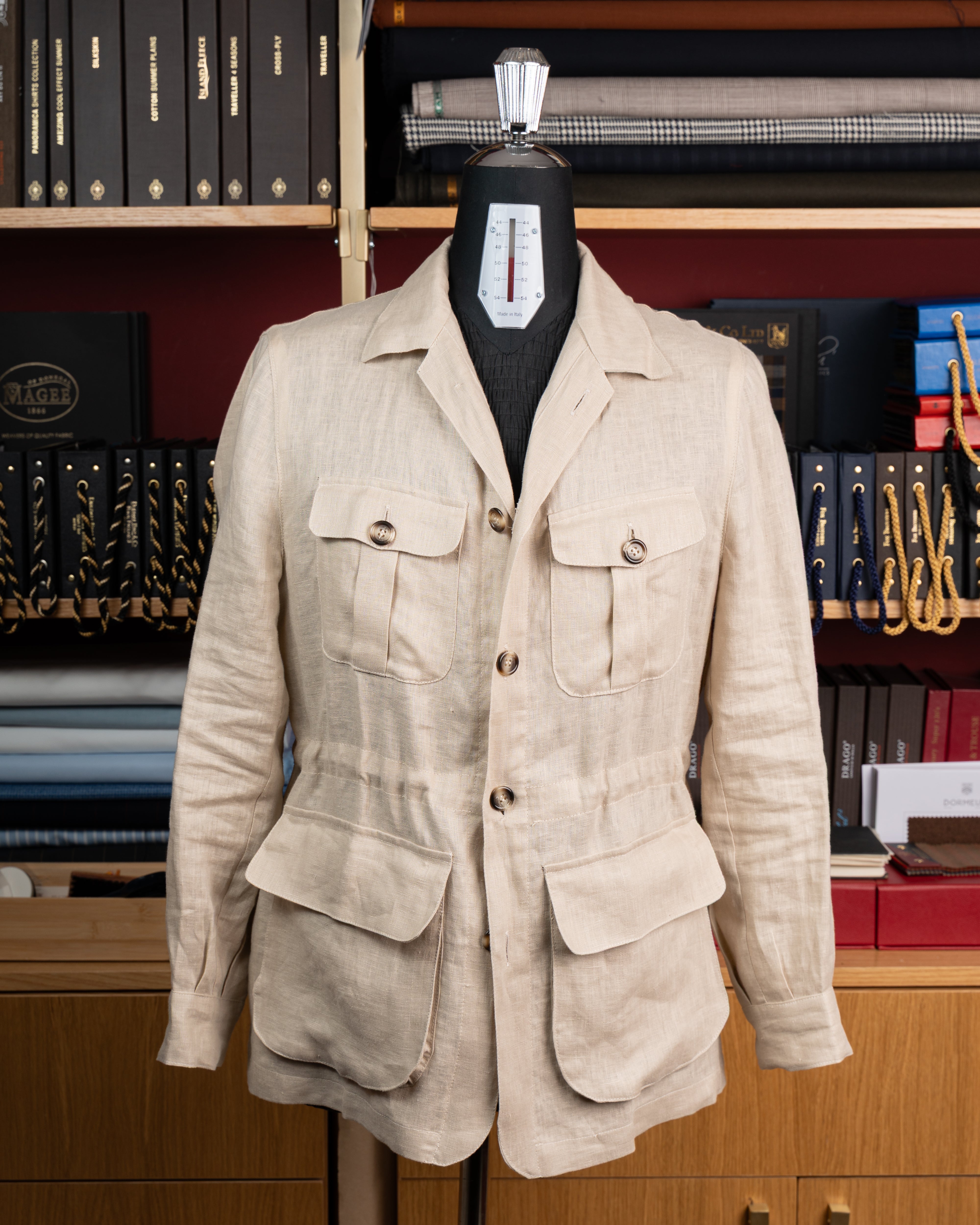 Sahara Jacket Casa Sartorial in Linen