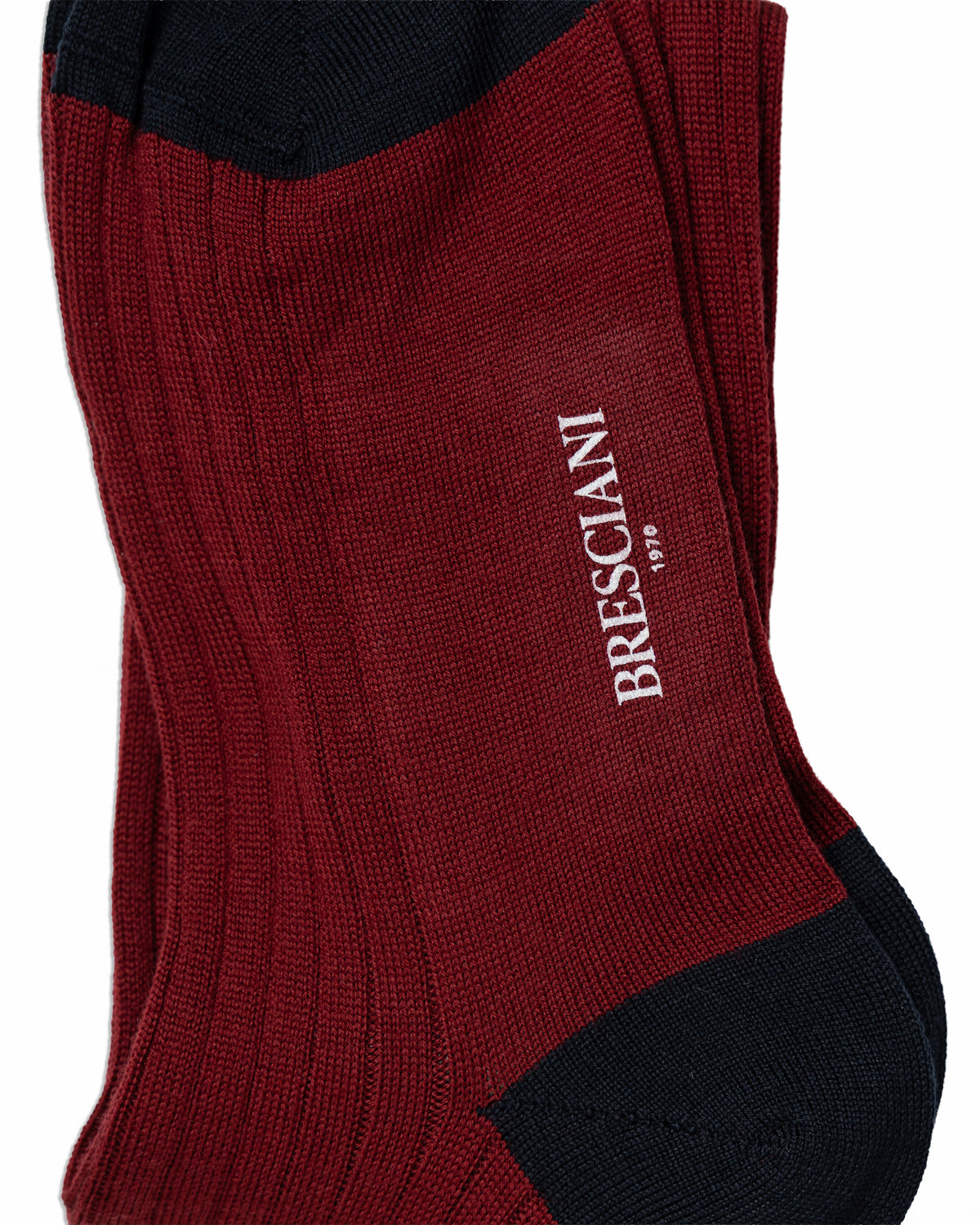 Calcetines de lana Rojo y Azul Marino | BRESCIANI