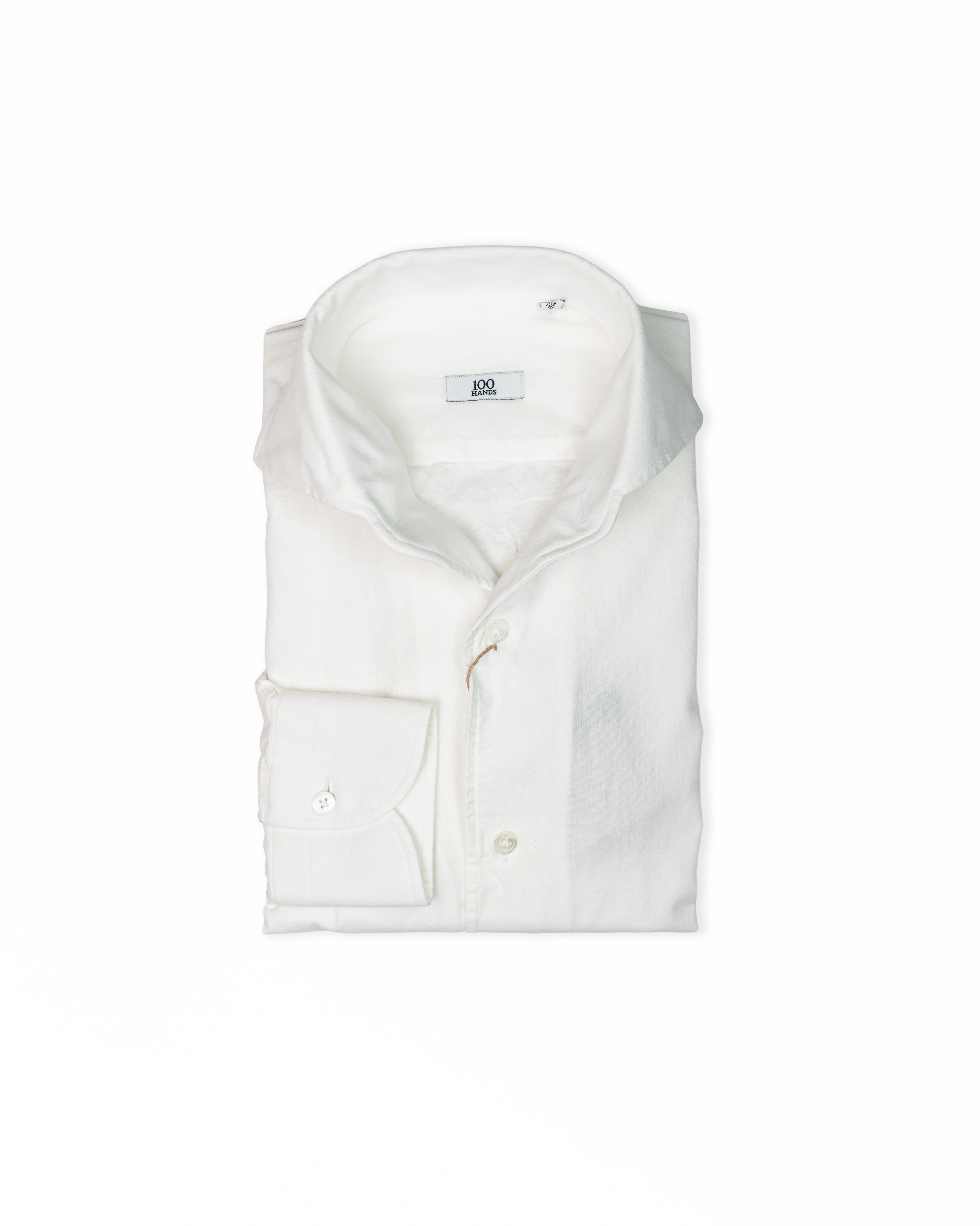 Camisa 'One piece collar' Blanca / 100 Hands