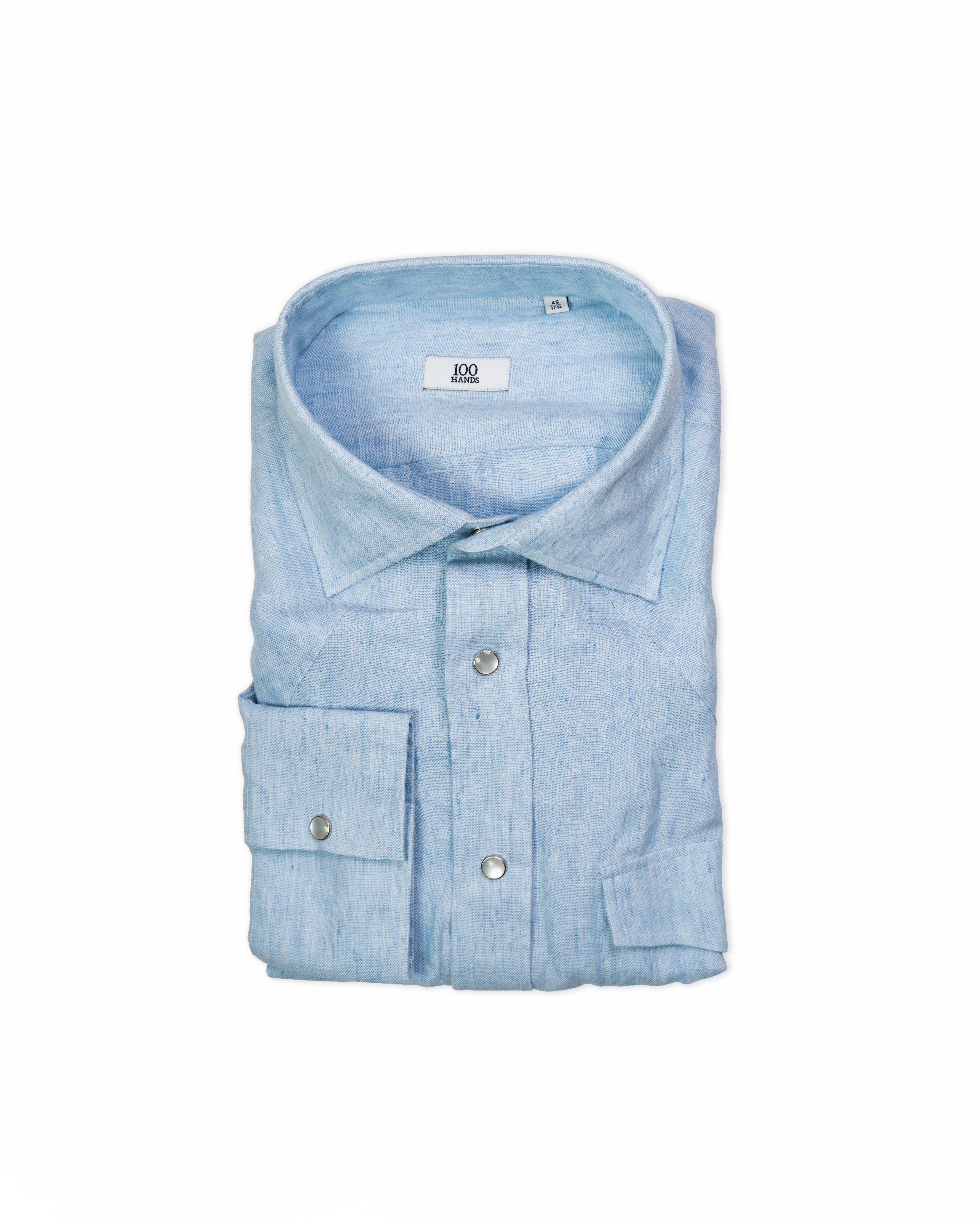 Light Blue Oxford Shirt / 100 Hands