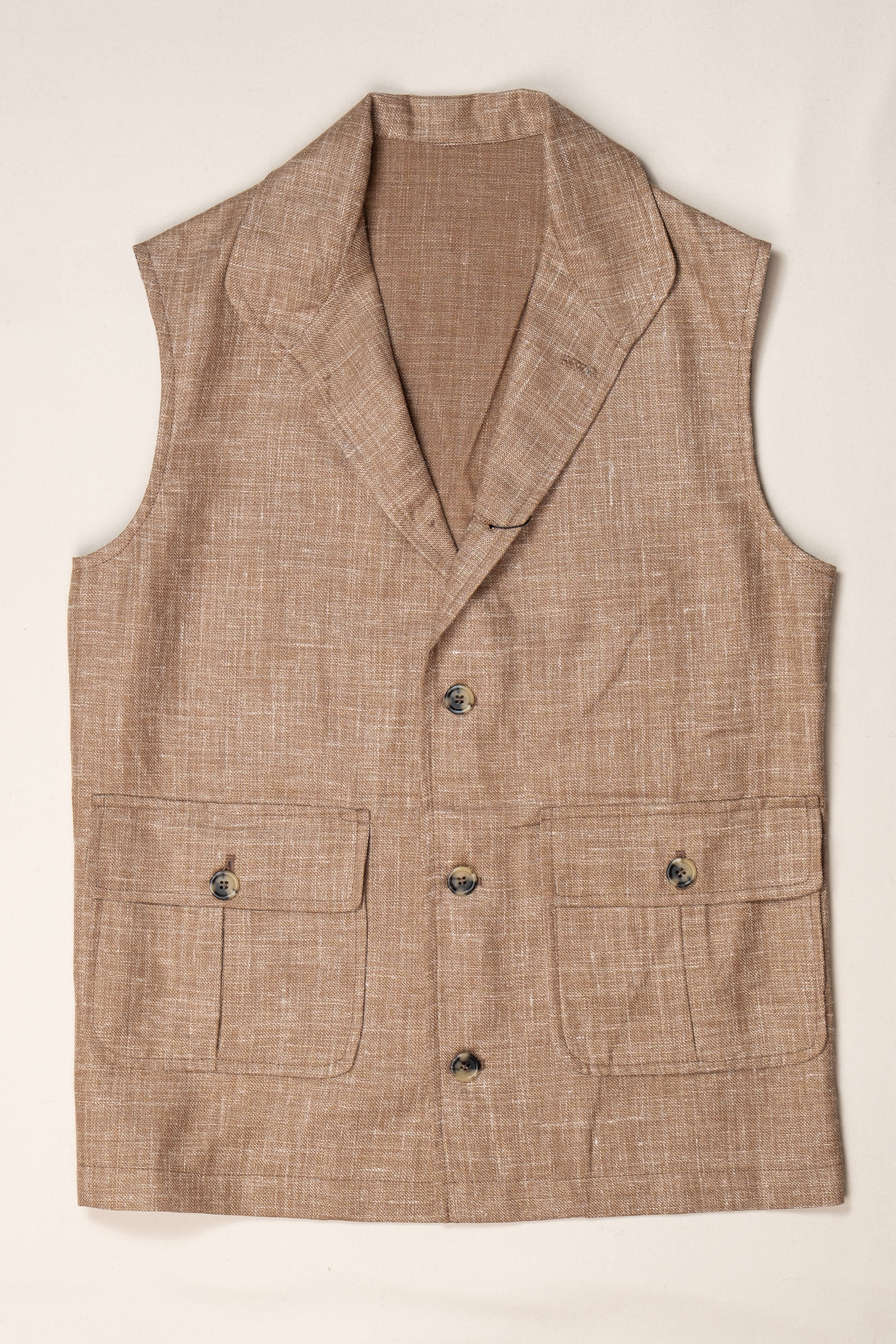 Chaleco Teba Beige Fratelli Tallia di Delfino  / CASA SARTORIAL