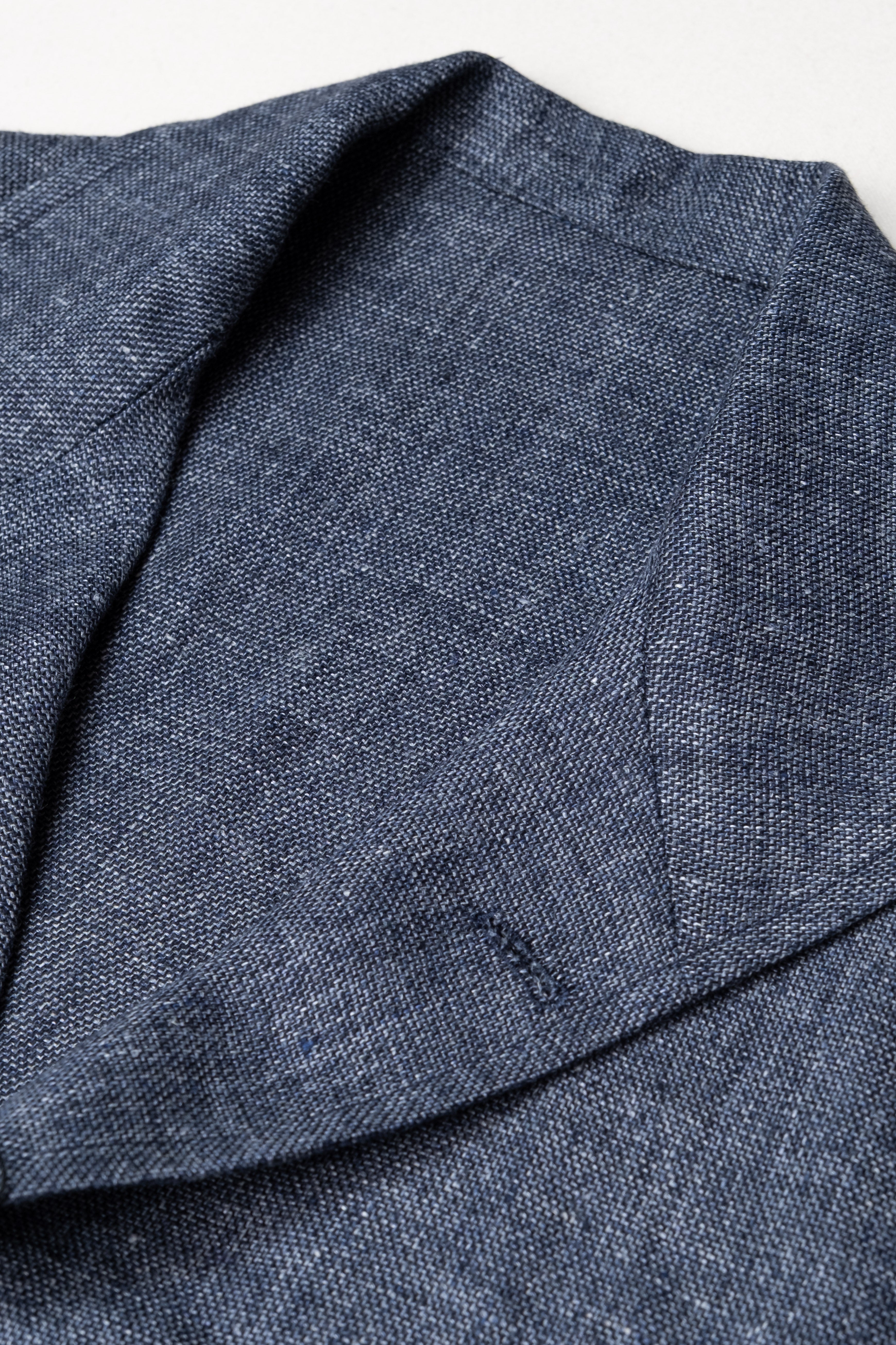 Chaleco Teba de Lino Azul Magee / CASA SARTORIAL