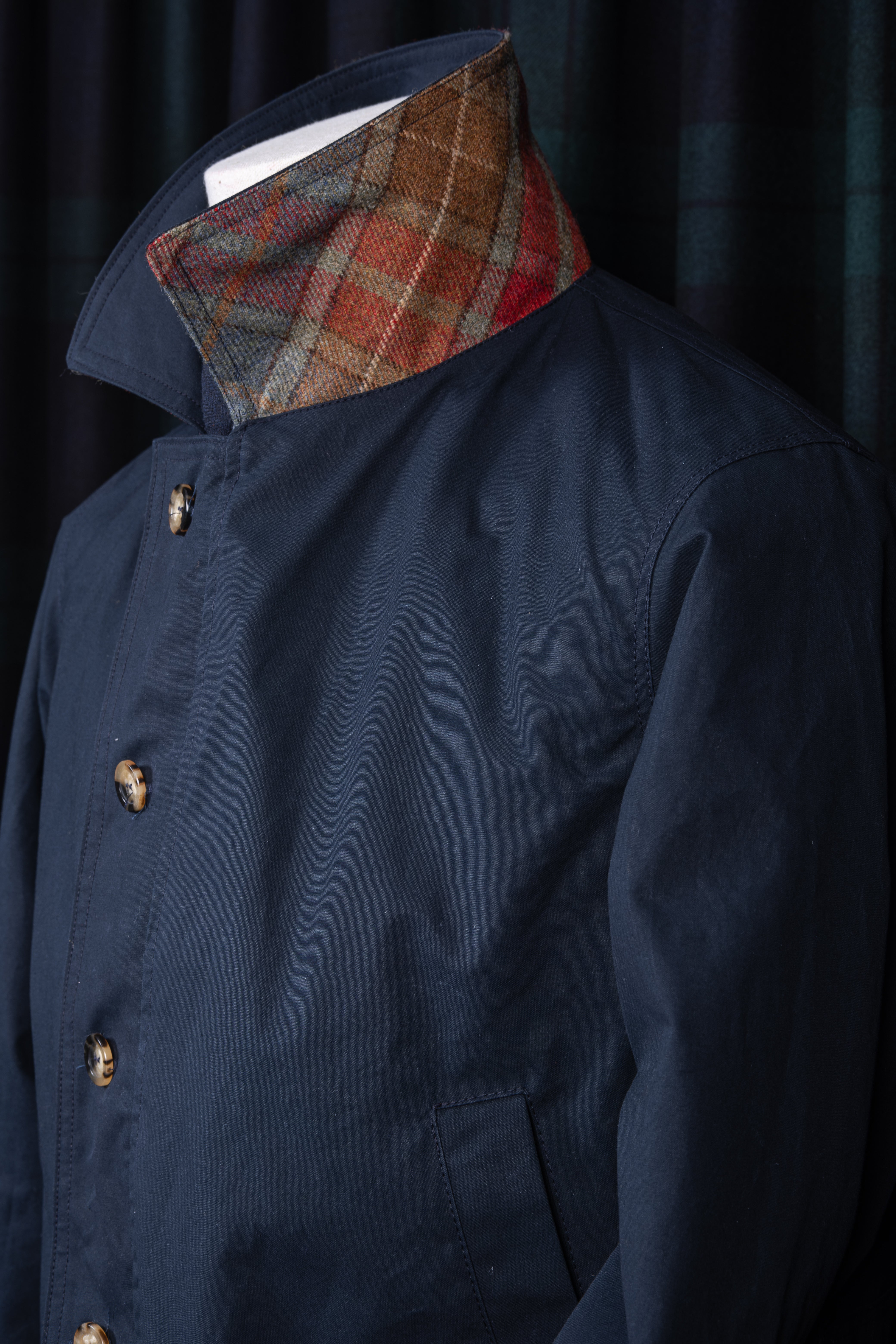 Chaquetón Algodón & Tweed NAVY / CASA SARTORIAL