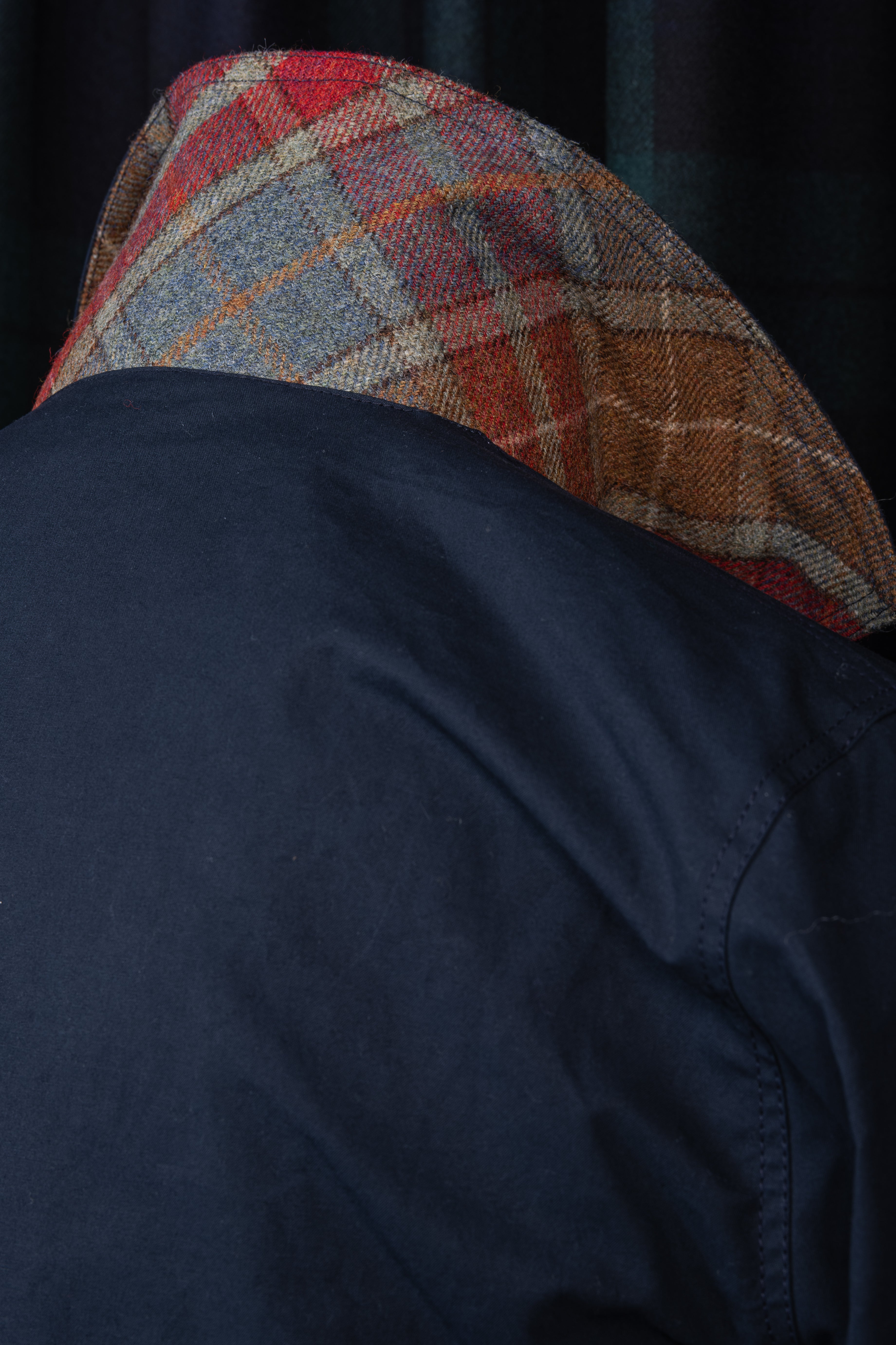 Chaquetón Algodón & Tweed NAVY / CASA SARTORIAL