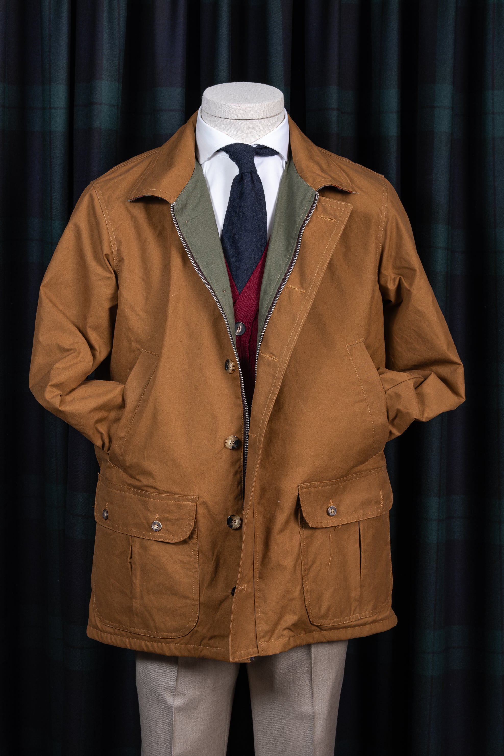 Chaquetón Algodón & Tweed NICOTINE / CASA SARTORIAL
