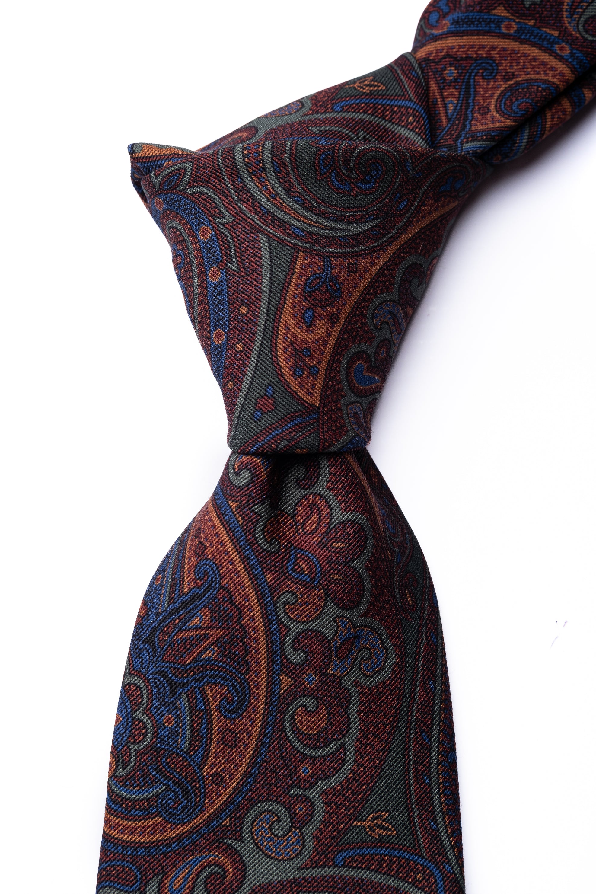 Corbata de lana Paisley 2 / ASCOT x CASA SARTORIAL