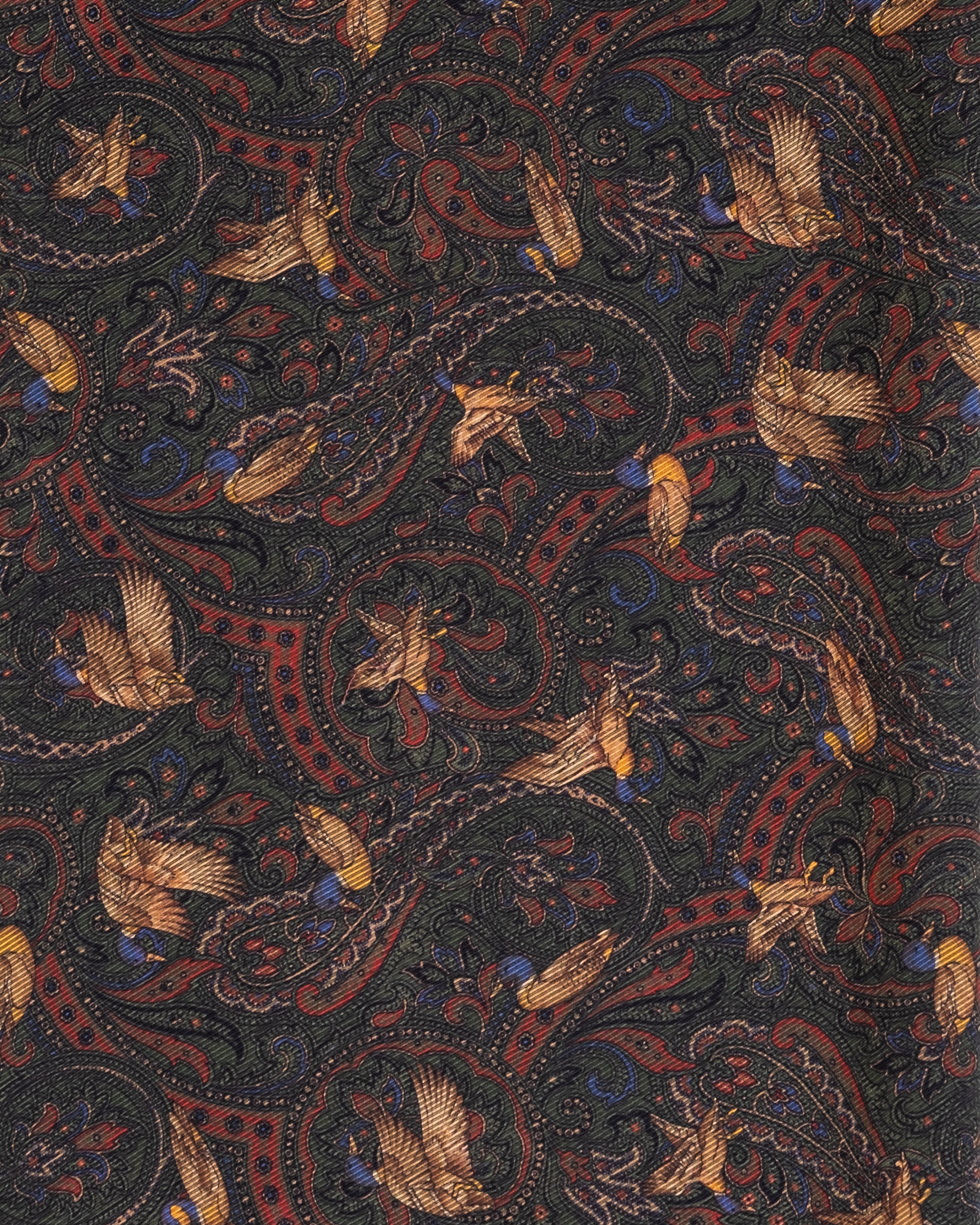 Fular de Seda Verde Oscuro - Casa Sartorial