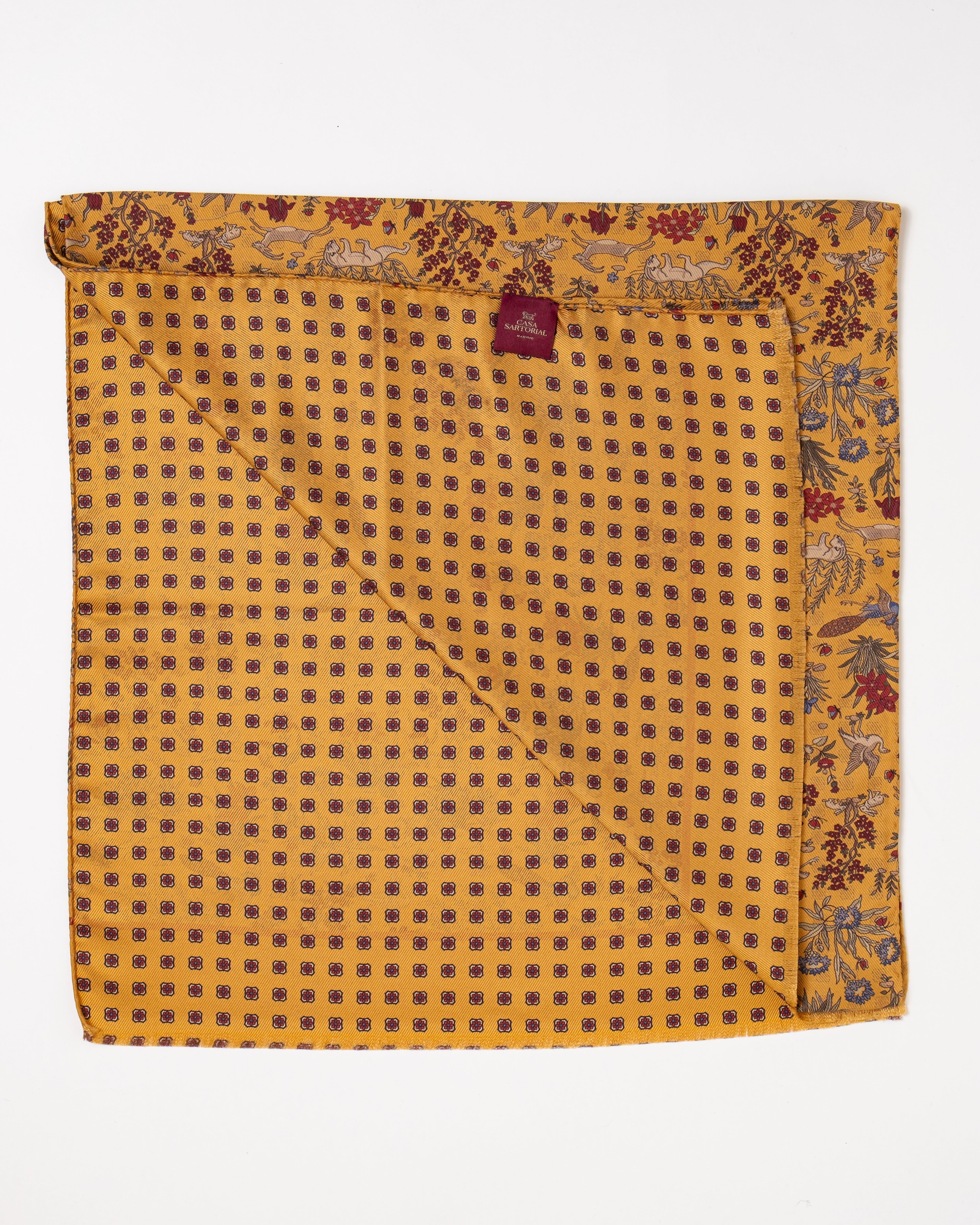 Fular de Seda Amarillo - Casa Sartorial