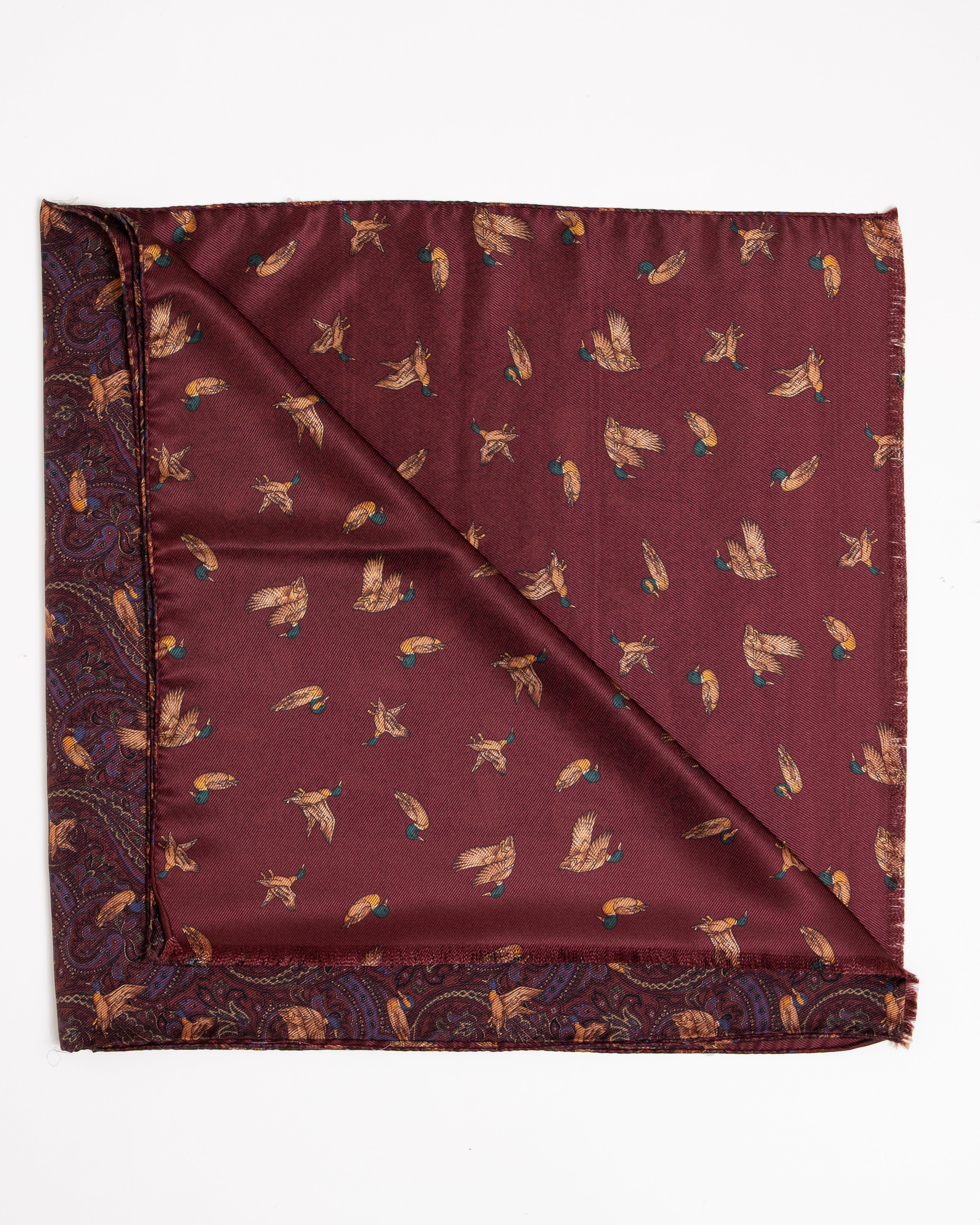 Fular de Seda Rojo - Casa Sartorial