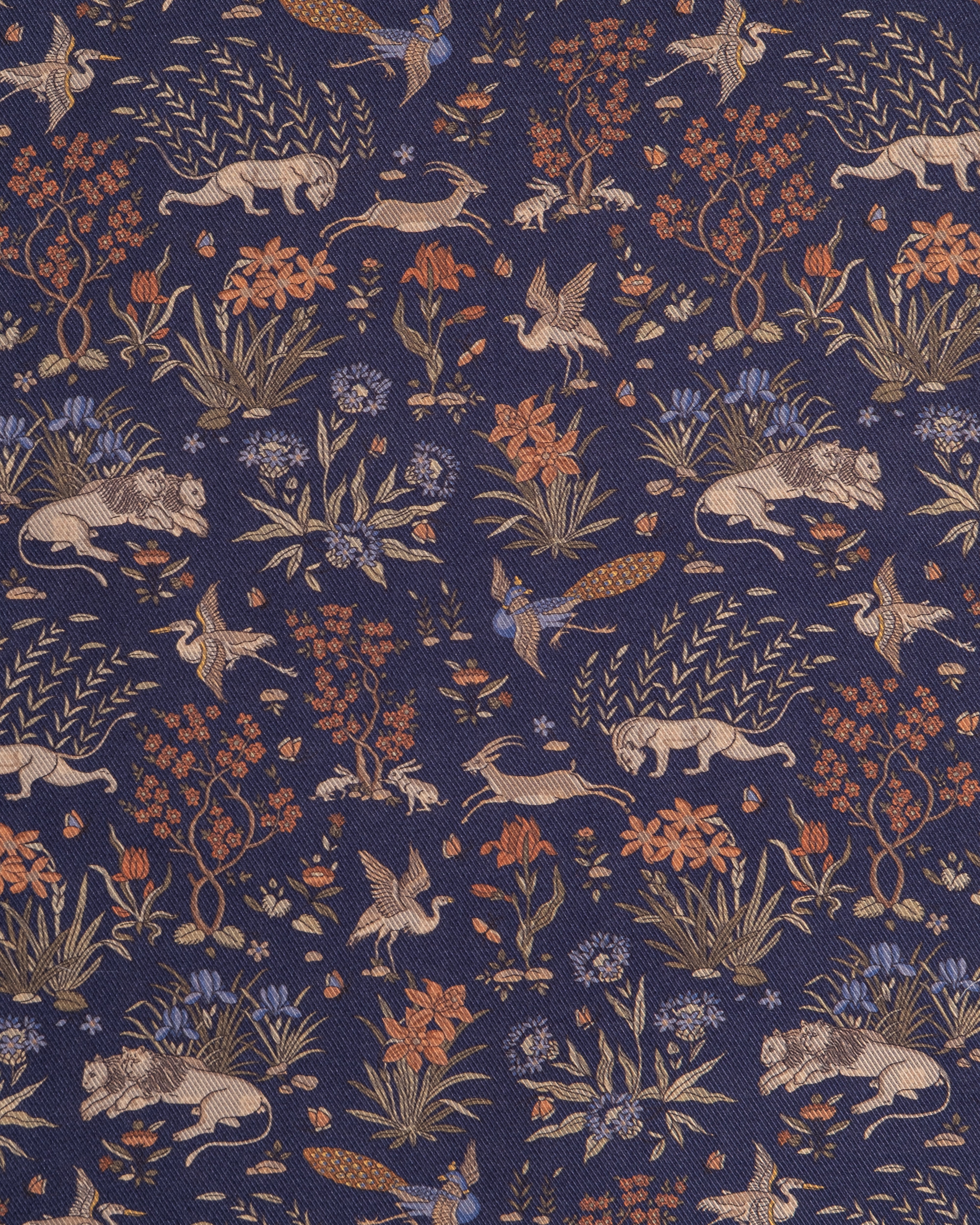 Fular de Seda Azul Marino - Casa Sartorial