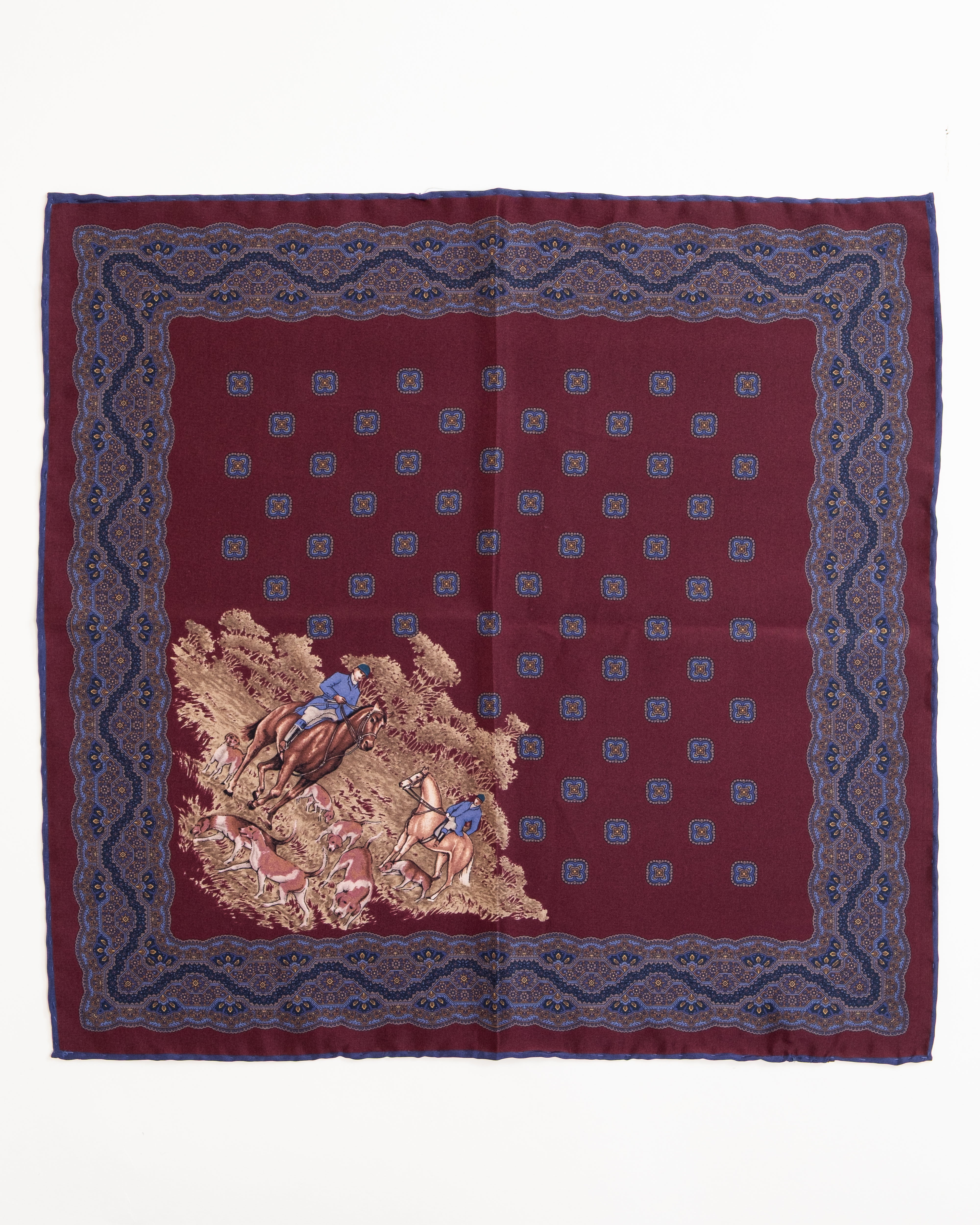 Pocket Square de Seda / Rojo