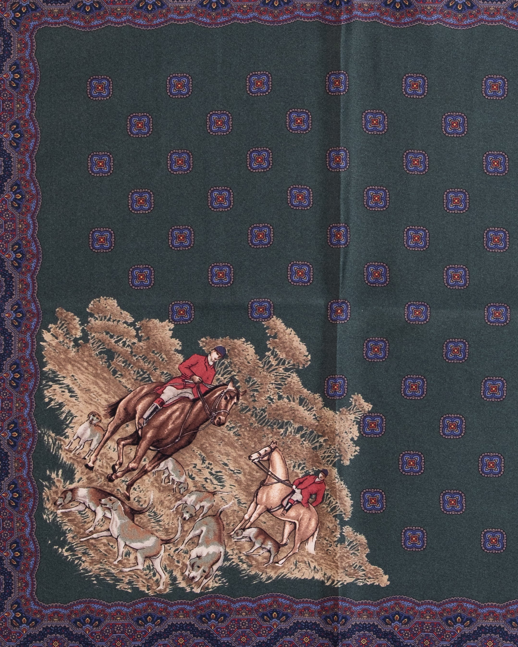 Pocket Square de Seda / Verde