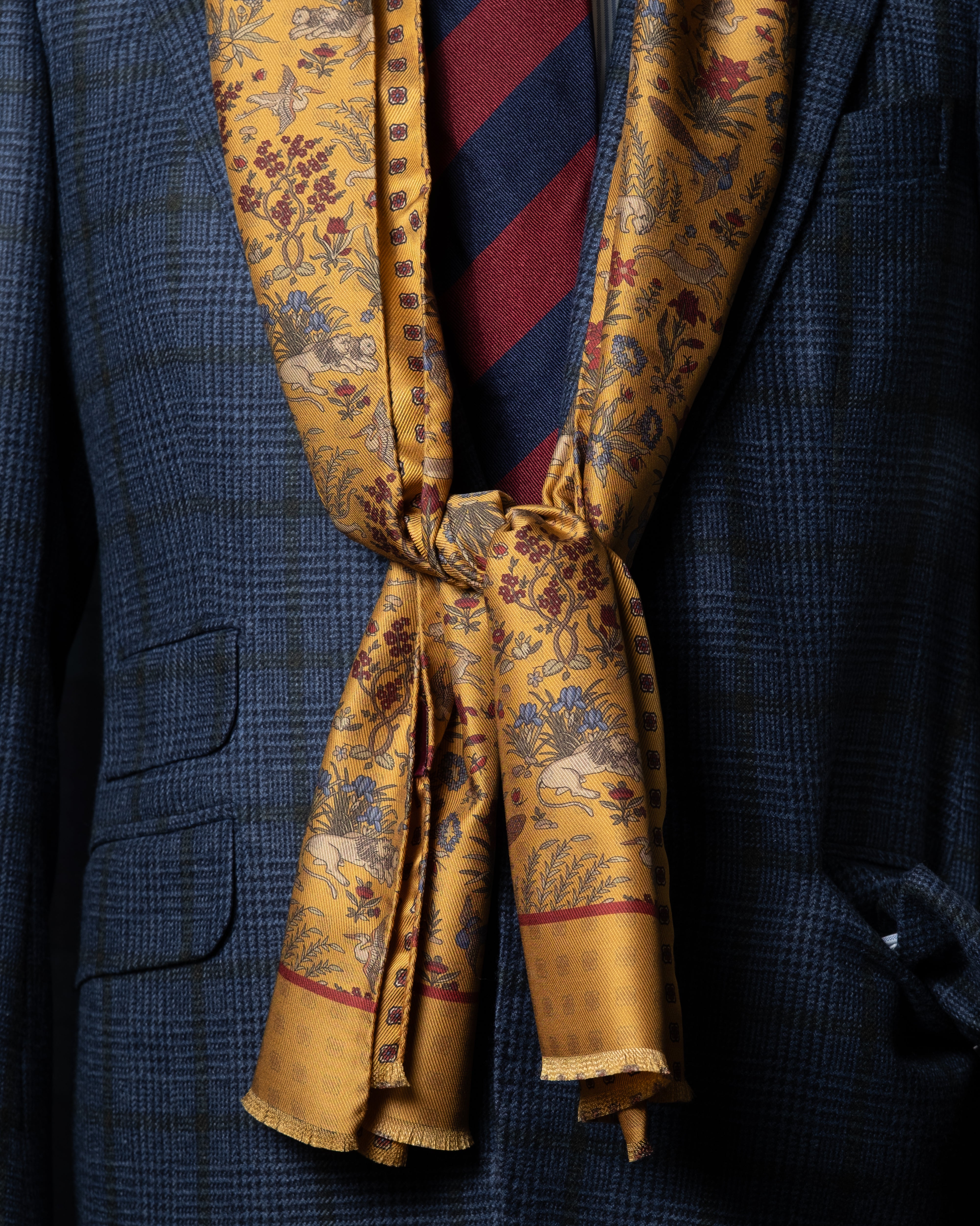 Fular de Seda Amarillo - Casa Sartorial