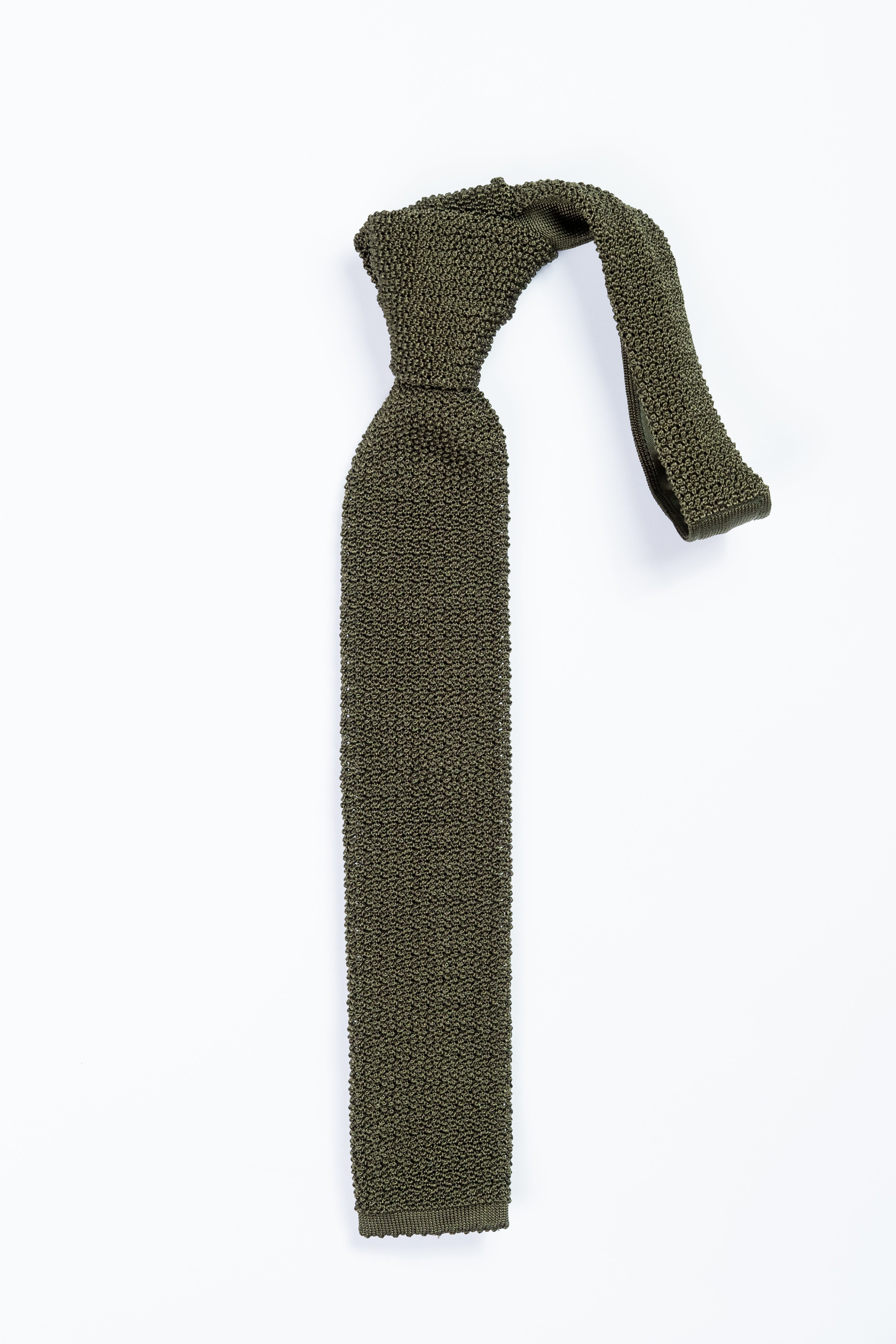 Corbata de seda tejida Verde Claro / ASCOT x CASA SARTORIAL