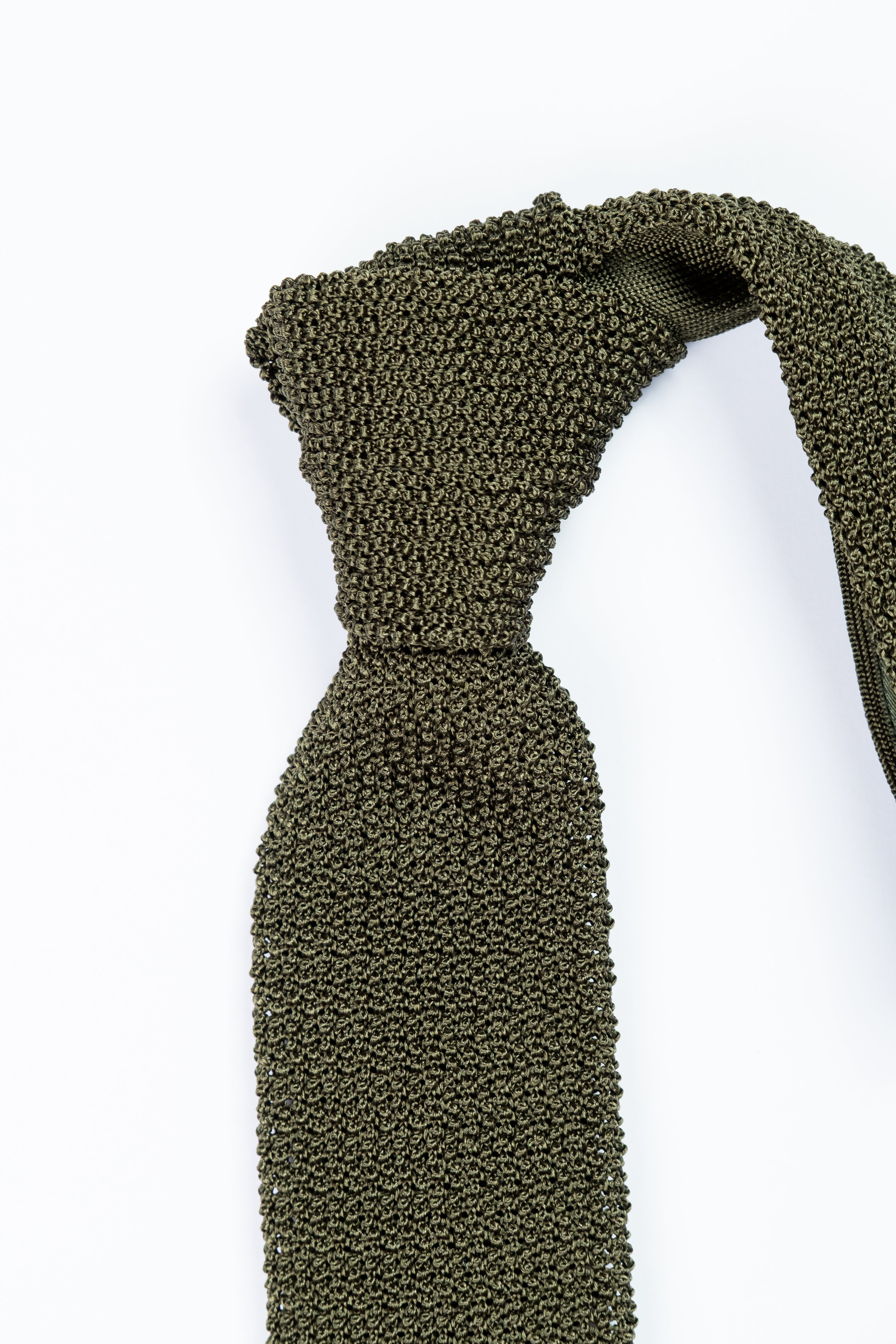 Corbata de seda tejida Verde Claro / ASCOT x CASA SARTORIAL