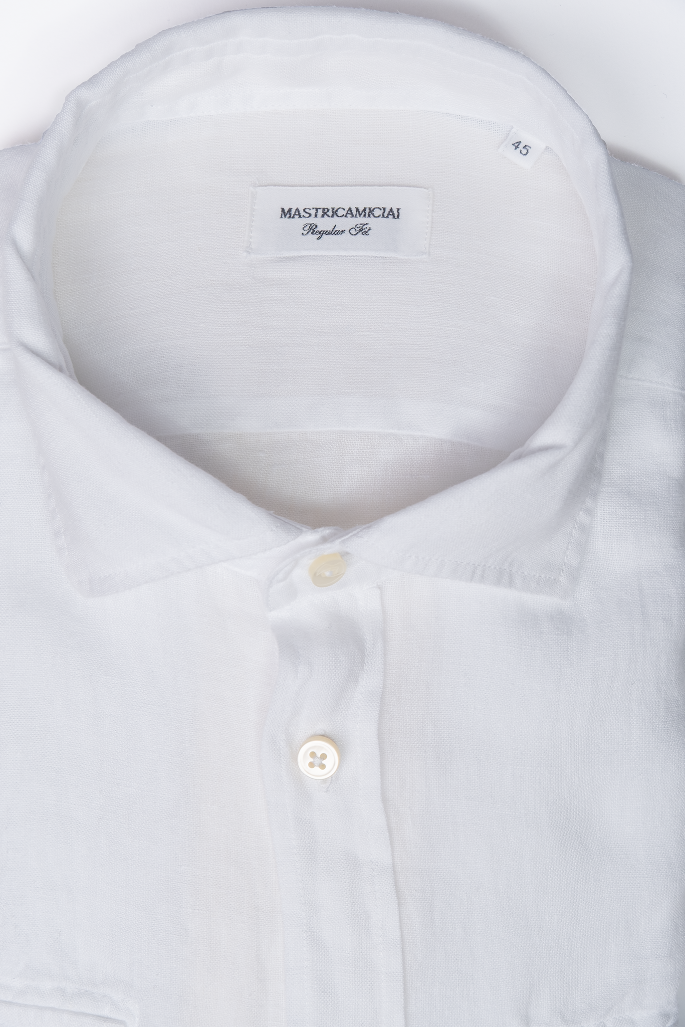 Camisa RTW Lino Blanca / Mastricamiciai