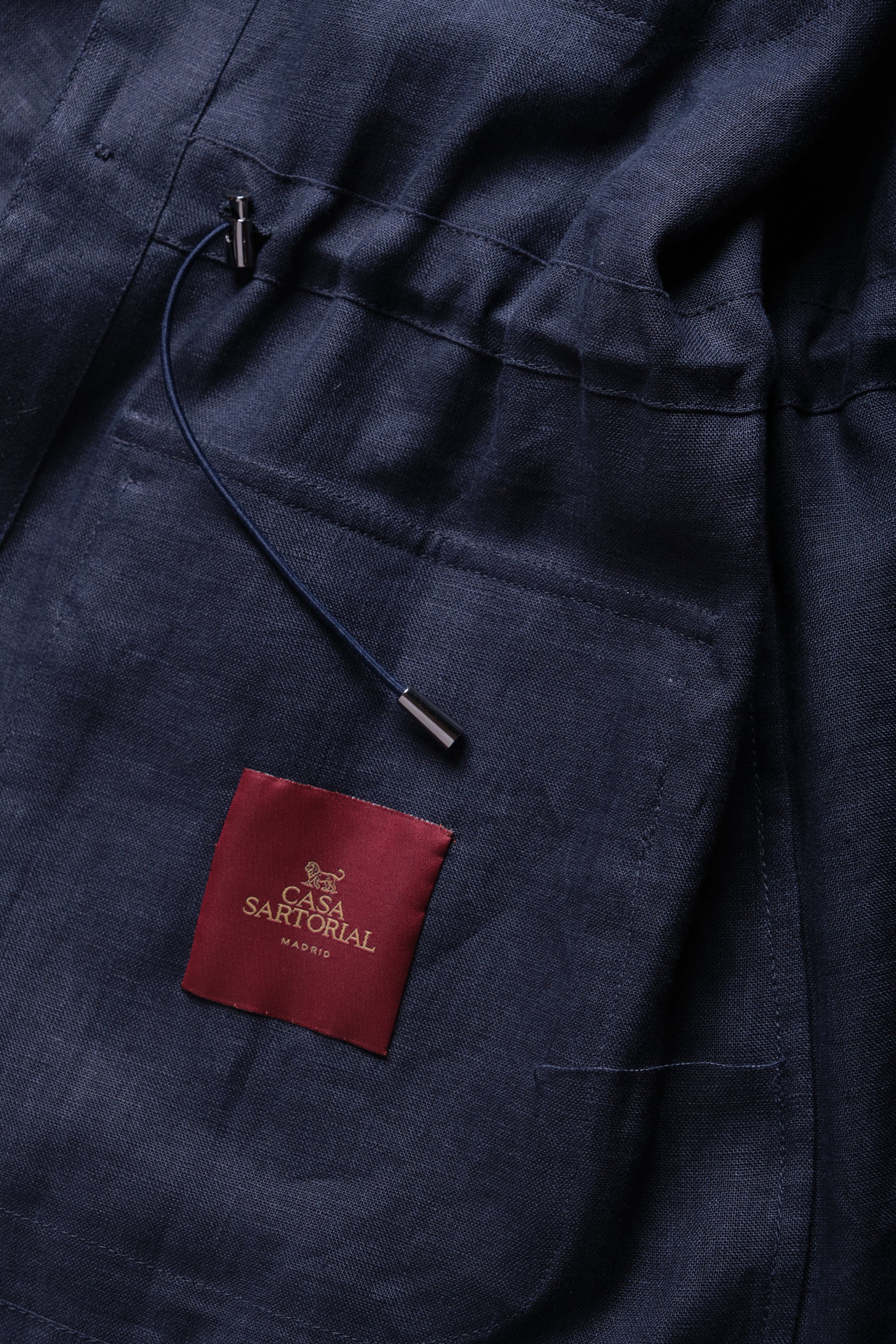 Sahariana 100% Lino Naranja / CASA SARTORIAL
