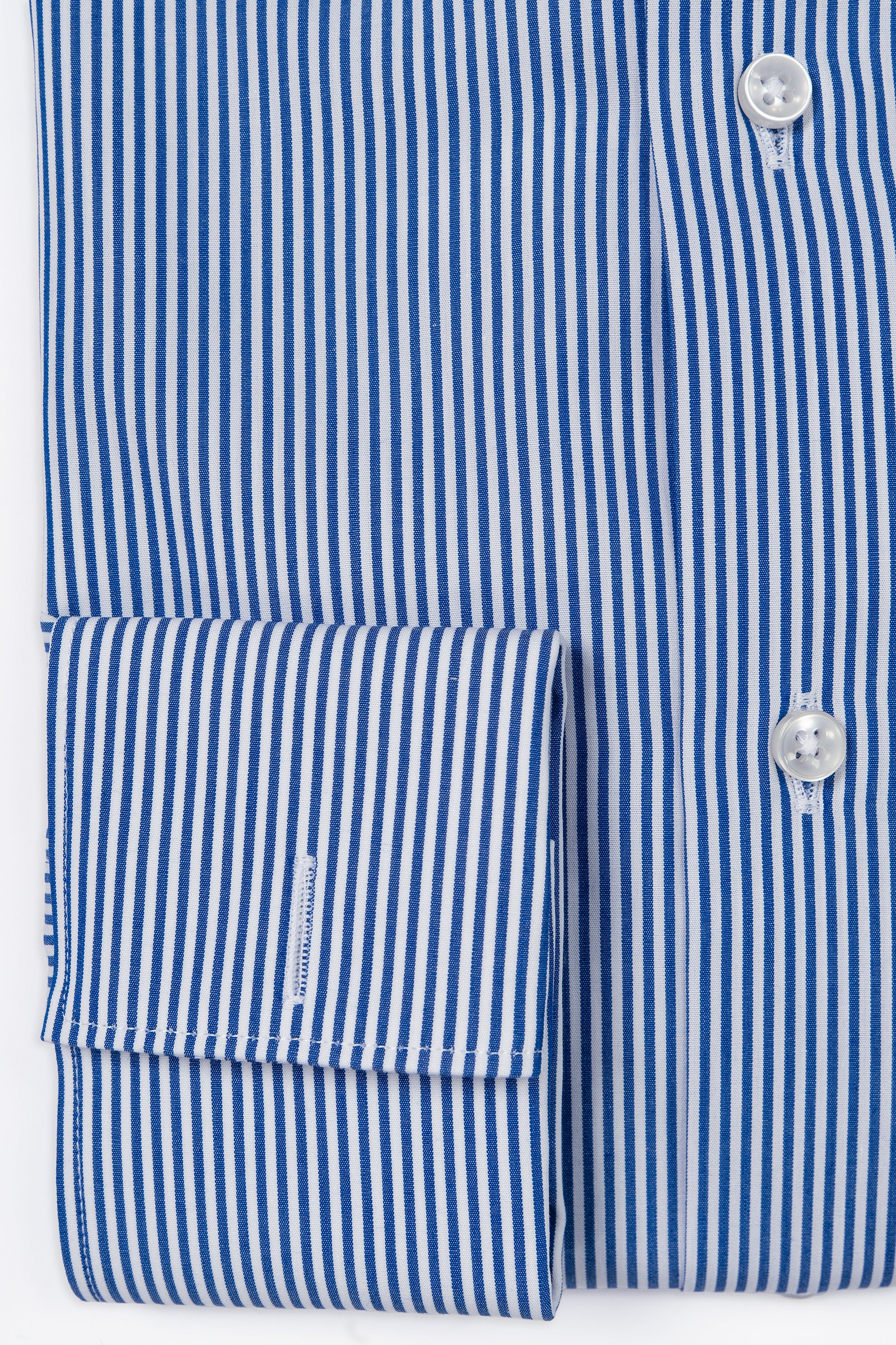 Camisa RTW Algodón Doppio Ritorto Líneas Azules / CASA SARTORIAL
