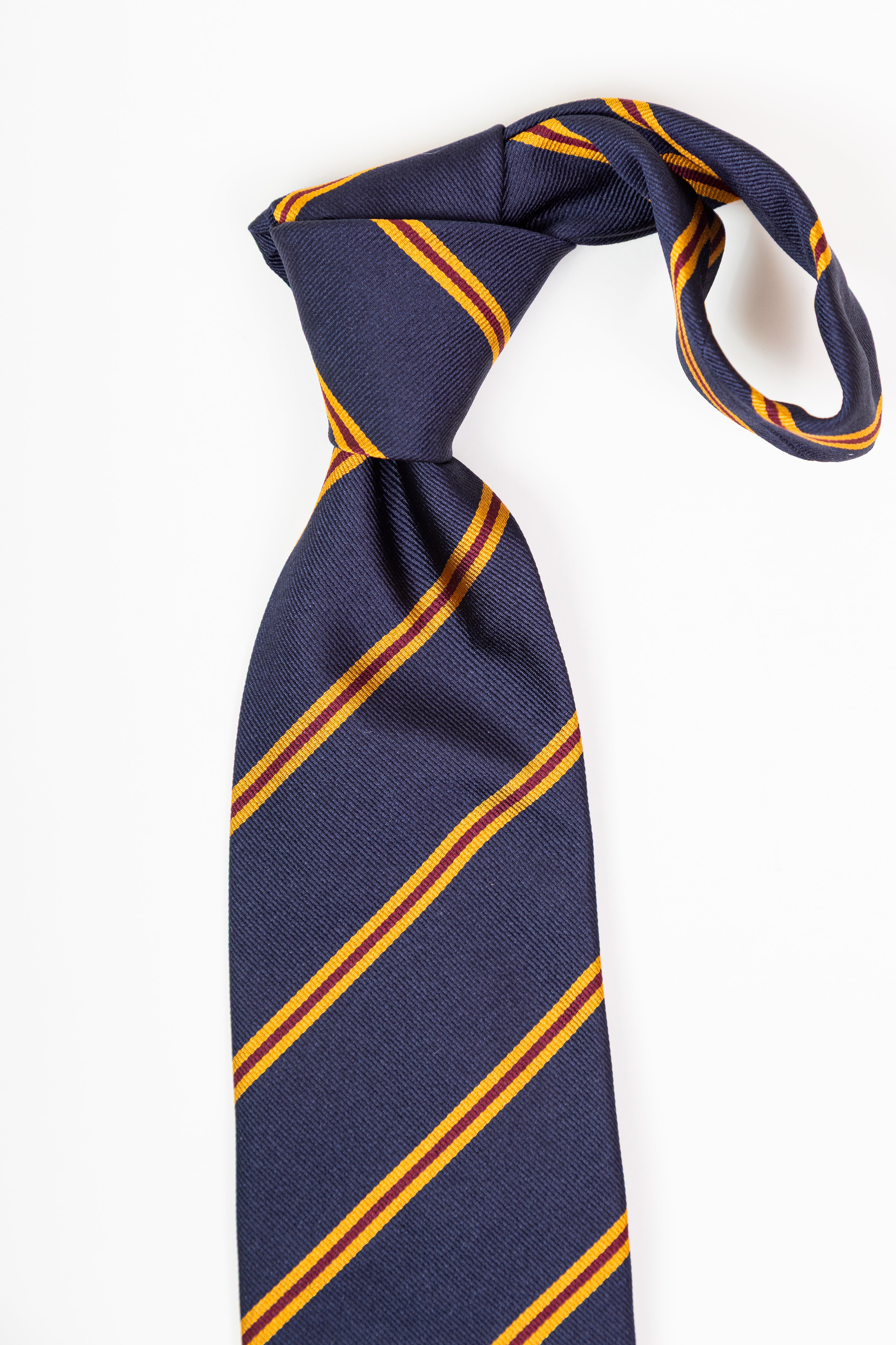 Corbata seda regimental London Hospital / CASA SARTORIAL