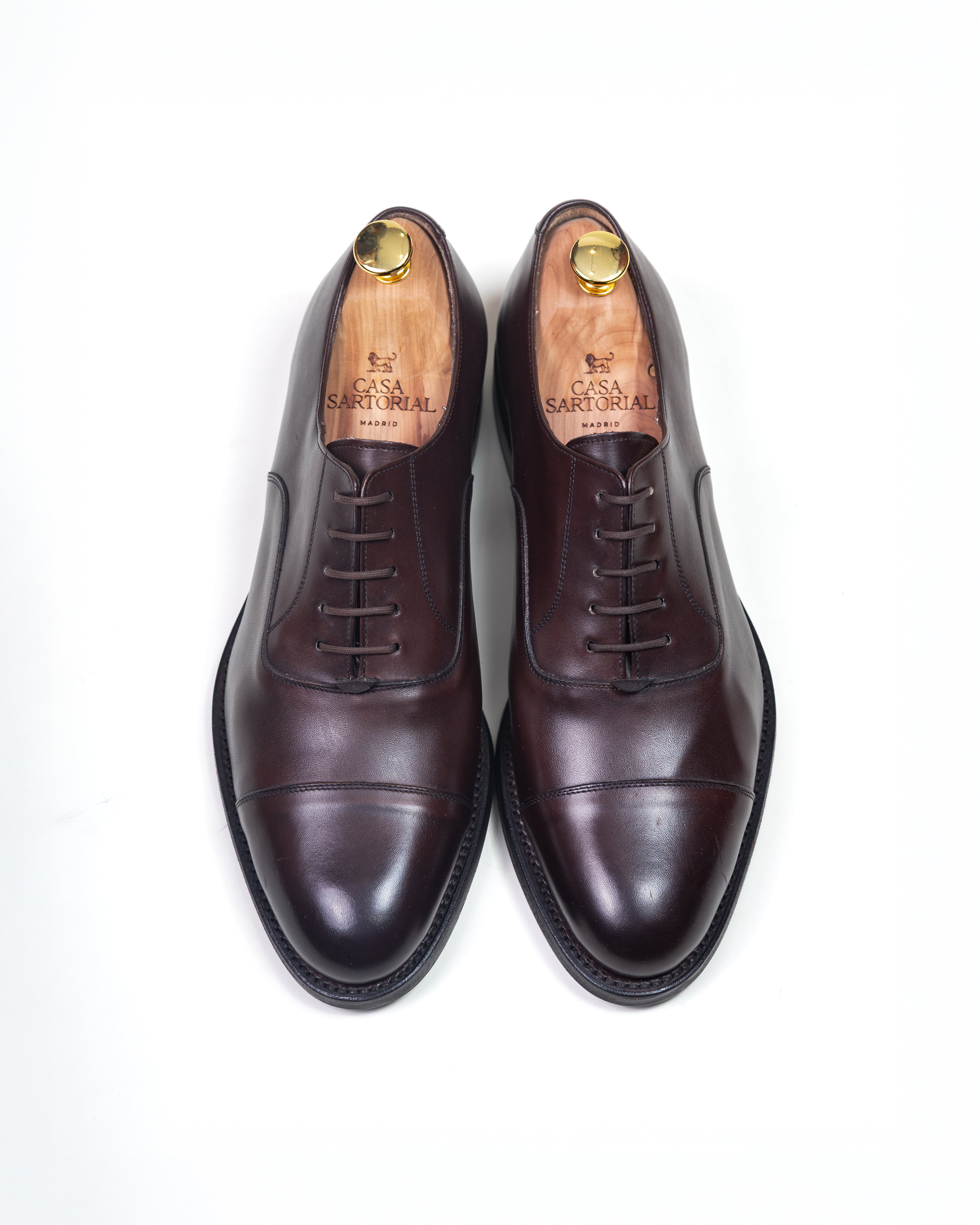Oxford Captoe Marrón / CASA SARTORIAL