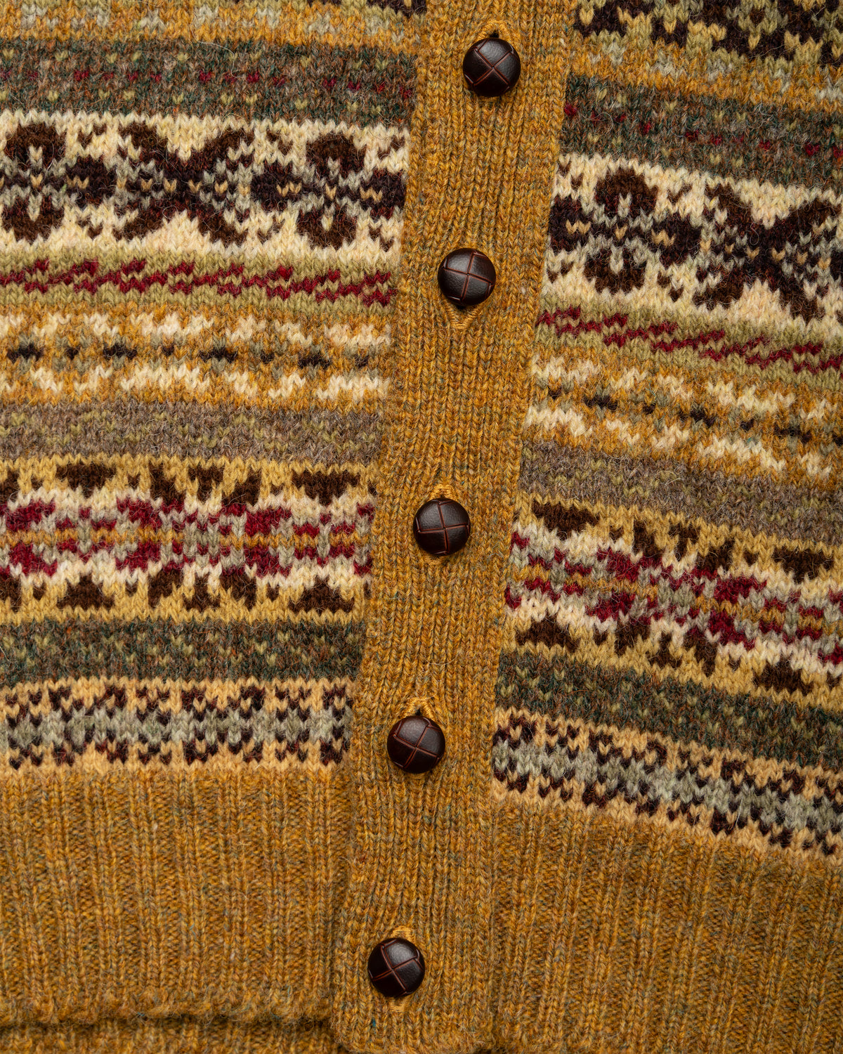 Knitted Sleeveless Vest Cardigan Fair Isle | Jamieson's