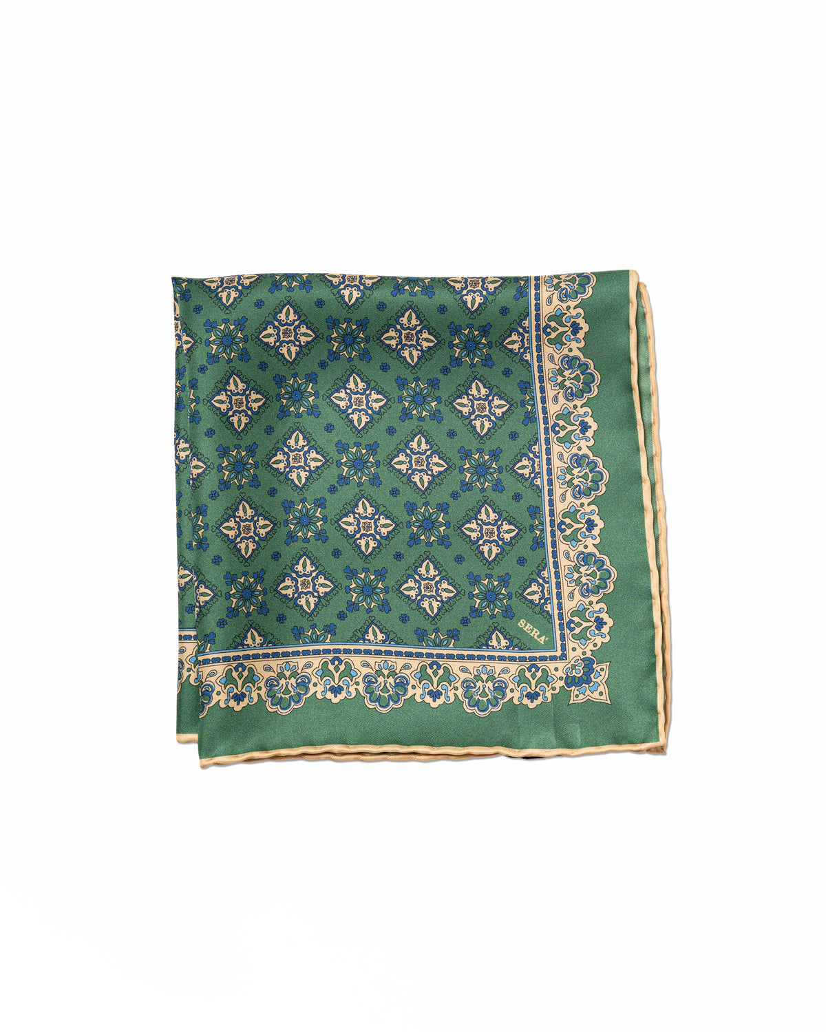 Pocket Square Verde | Serà Fine Silk