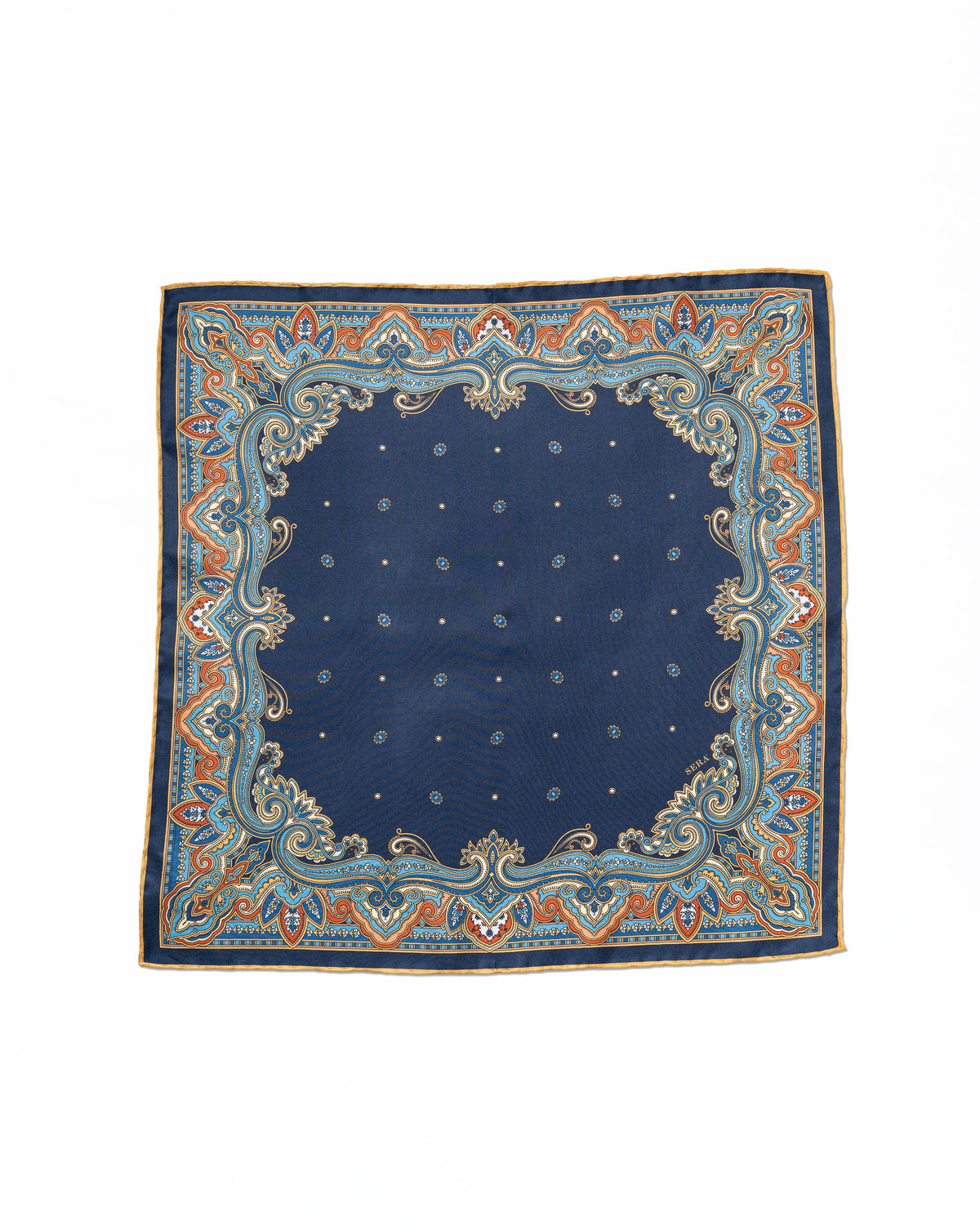 Pocket Square Azul Marino II  | Serà Fine Silk