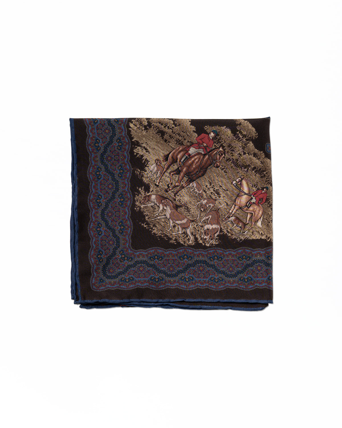 Pocket Square Marrón | Serà Fine Silk